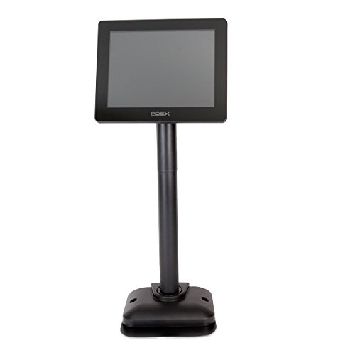 POS-X EVO-SRD1-LCD8 8インチ USB LCD ポールディスプレイ 高さ2.8インチ 幅2.9インチ 長さ5インチ