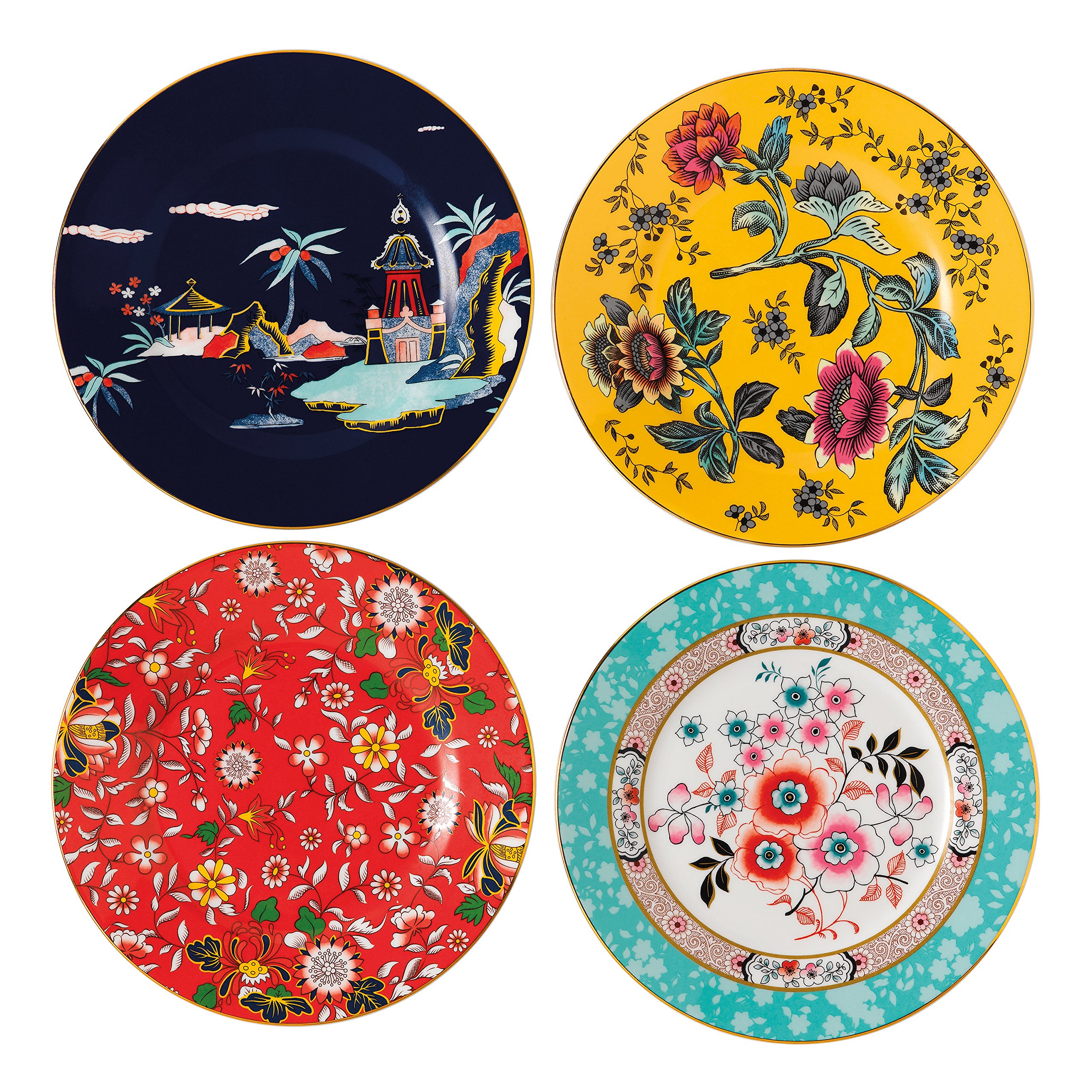 Wedgwood Wonderlust 8一皿、4個仕掛ける