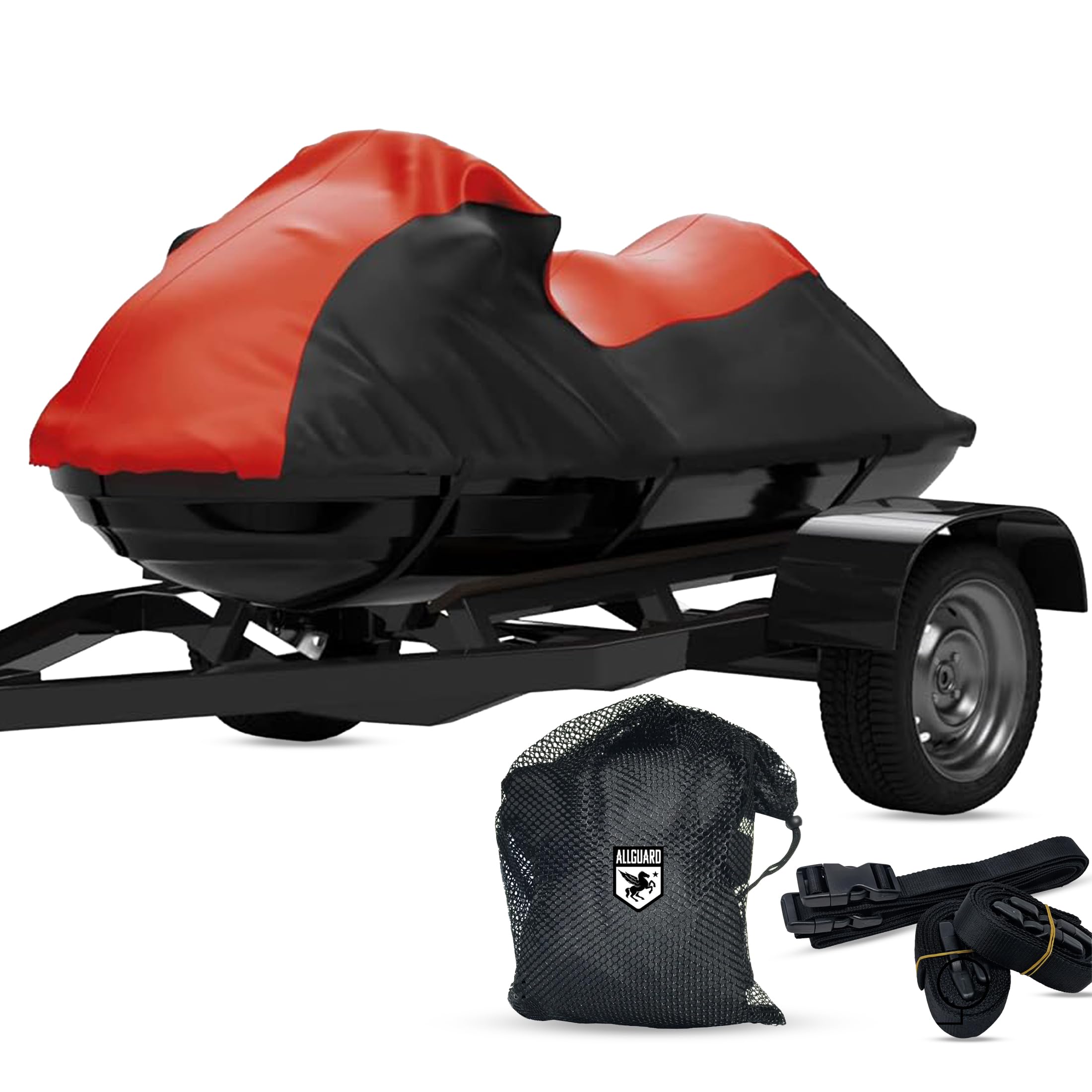 雨合羽ジェット機スキーの板Covers For Sea Doo GTI SE 155 130 2008 ? 2013 ? 4色オプション ? All Weather ? Trailerable ? Protectsから雨、お日さま、and More 。Includesトレーラーストラップと記憶装置御徒面子 赤いこと