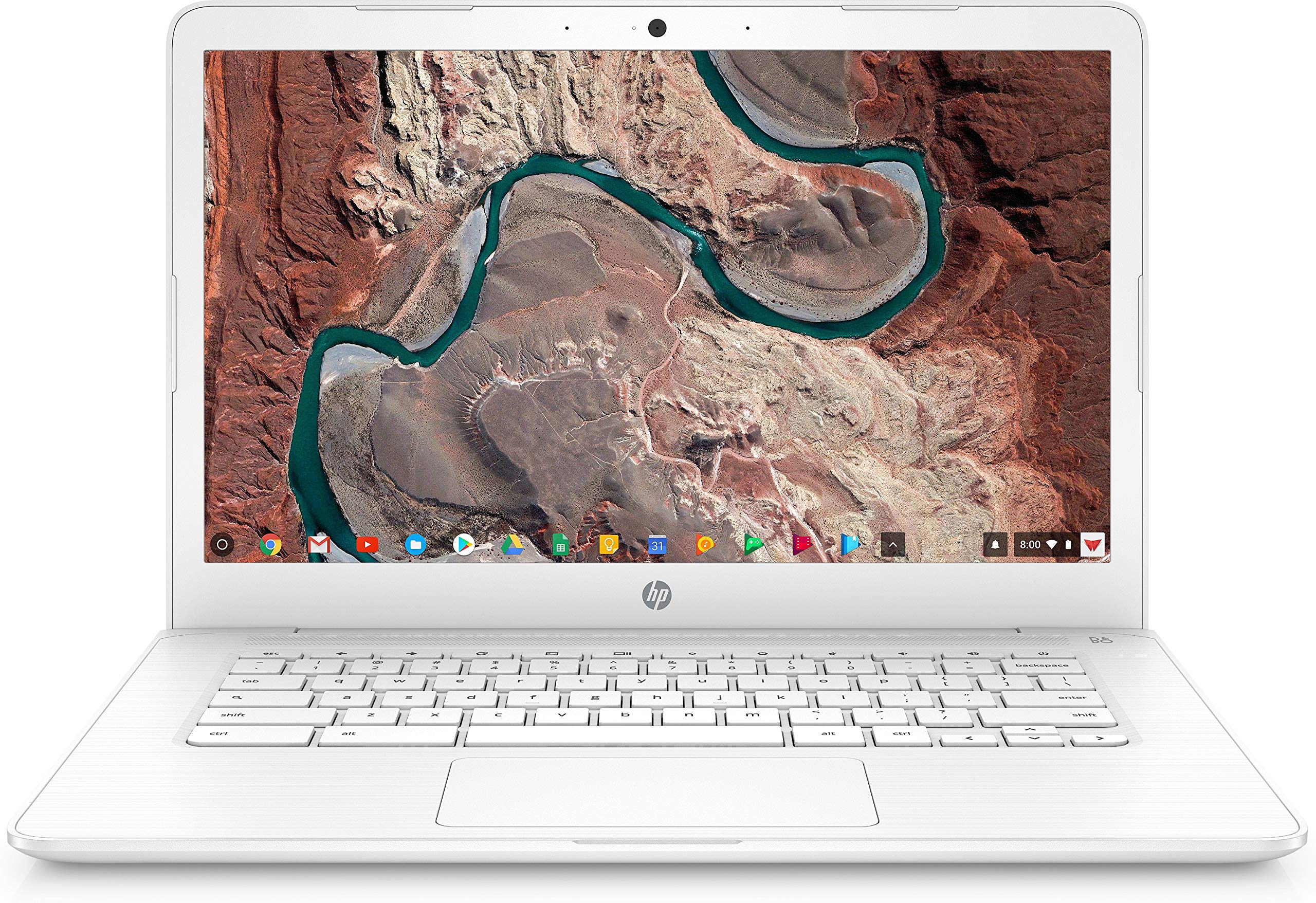 HP Chromebook 14、14盛りだくさん固定ディスク見せびらかす、Intel Celeron N3350、Intel 固定ディスクグラフィクス500、32GBのeMMC、4GBのSDRAM、モノクロームの生まれ変わりオーディオ、白雪姫、14-ca051wm