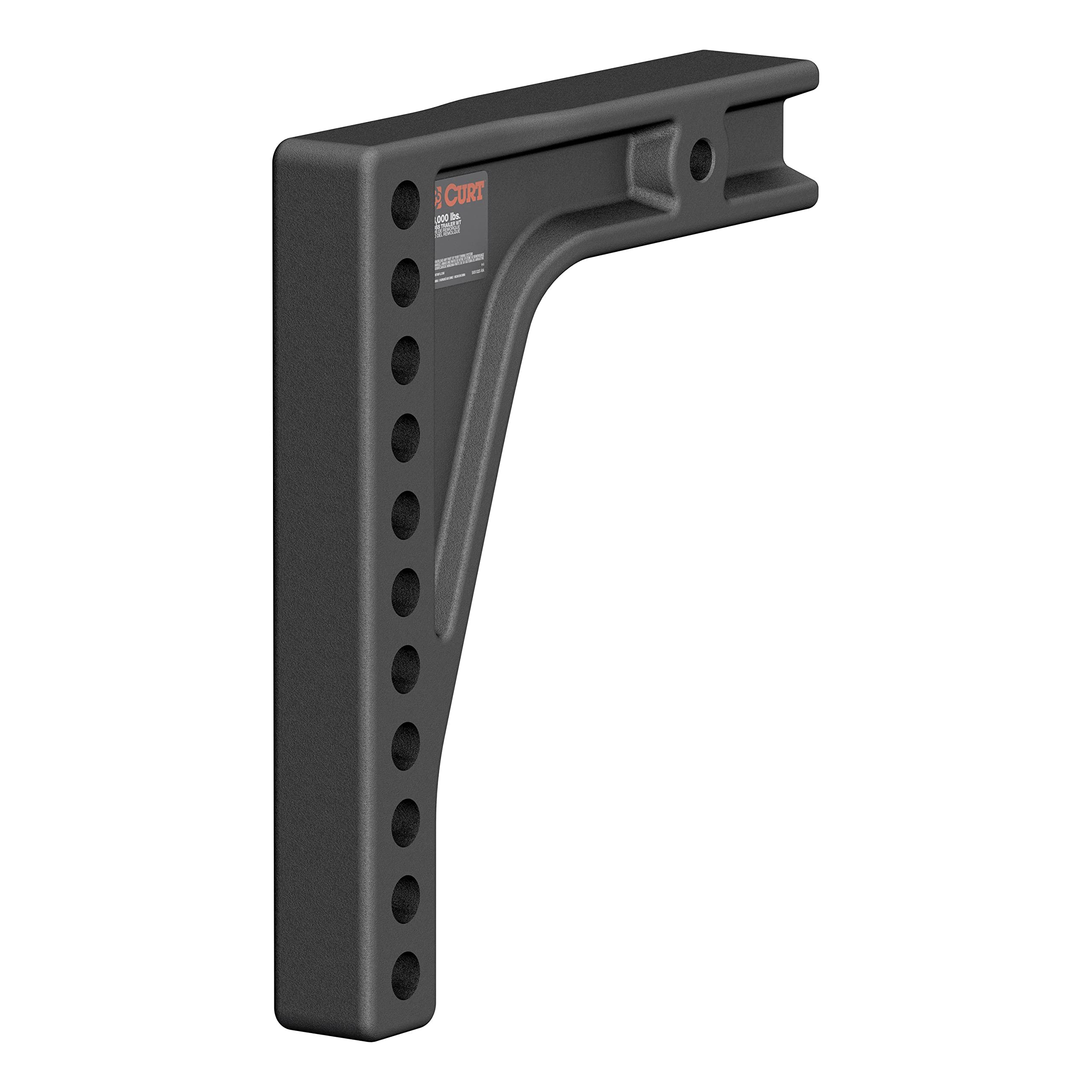 CURT 17132 取り替えっこ用掛け目分かち合うヒッチシャンク 2-1/2in受信システム 8in落っこちる