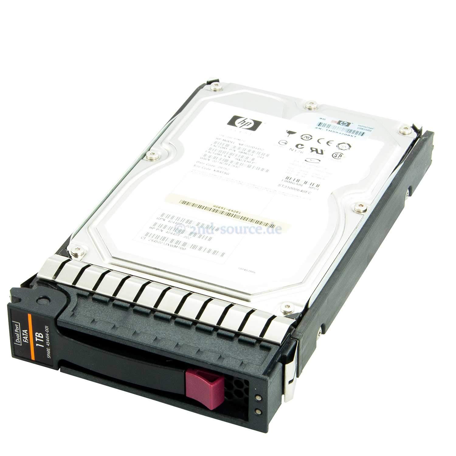HP 454414-001 Eva M6412a 1tb FATA ドライブ - 671148-001 AG691A AG691B