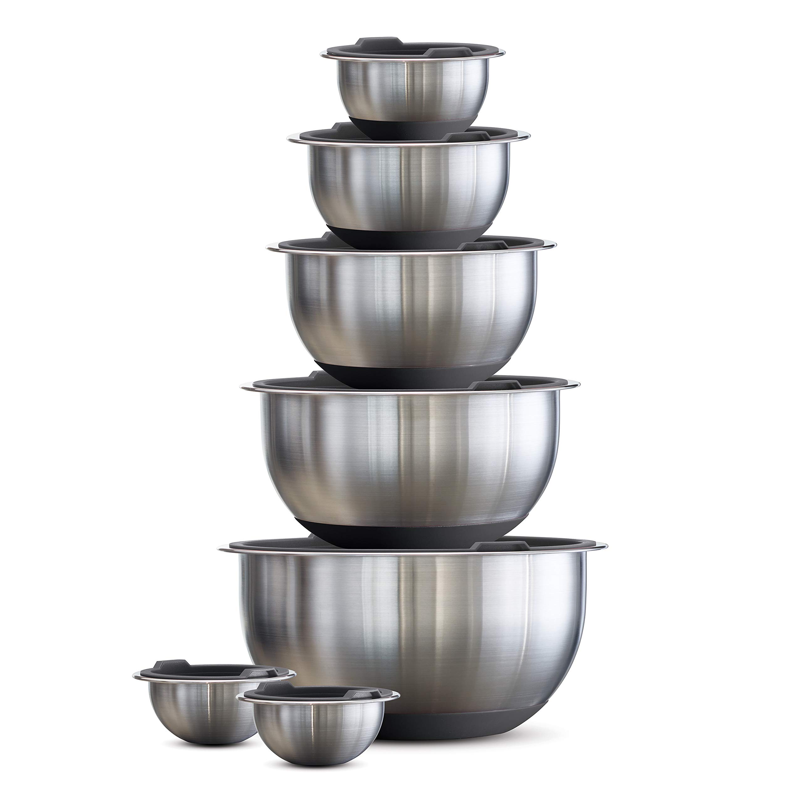 Tramontina 80202/507DS Mixing Bowls  14 Pc  Gray