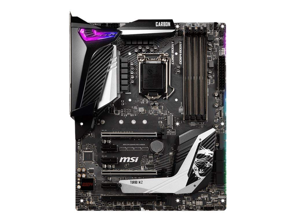 MSI 7B17-012R メインボードMSI MPG Z390ゲーミングプロカーボン、インテルZ390 - Sockel 11ブラック｜global研究所