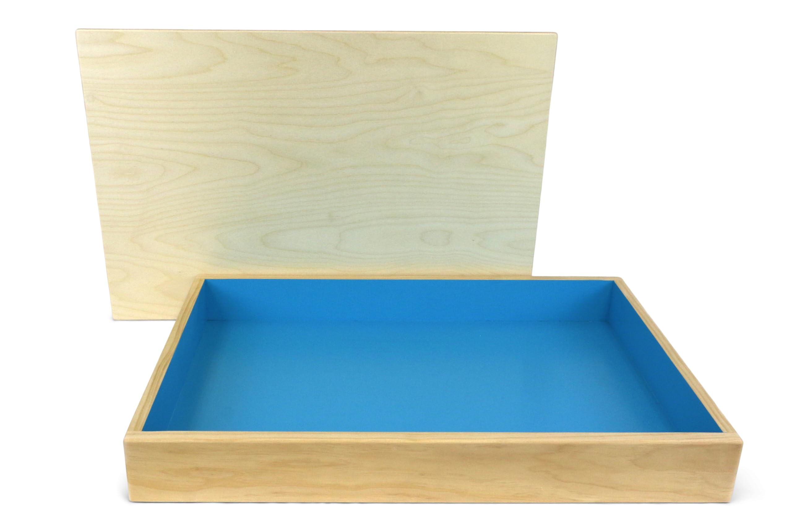 PlayTherapySupply ベーシック木製サンドトレイ 蓋付き｜global研究所