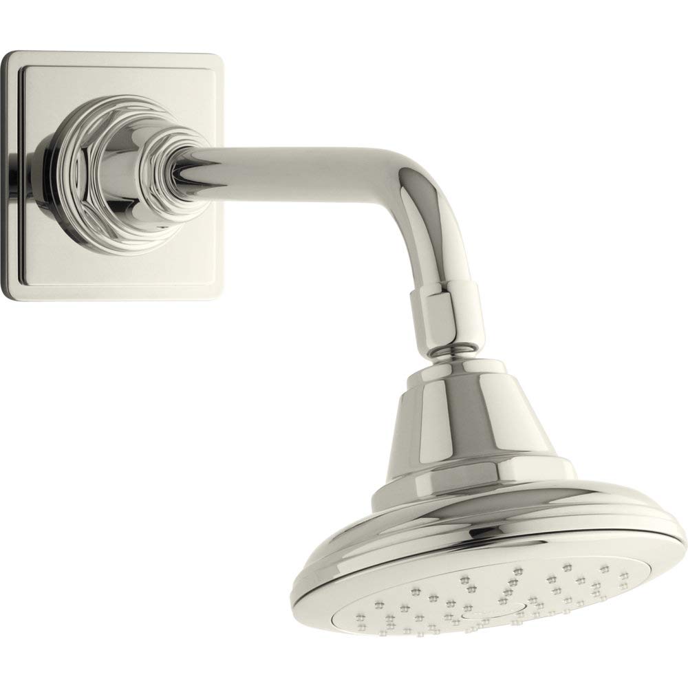 KOHLER 45417-G-SN Pinstripe Showerhead Polished Nickel