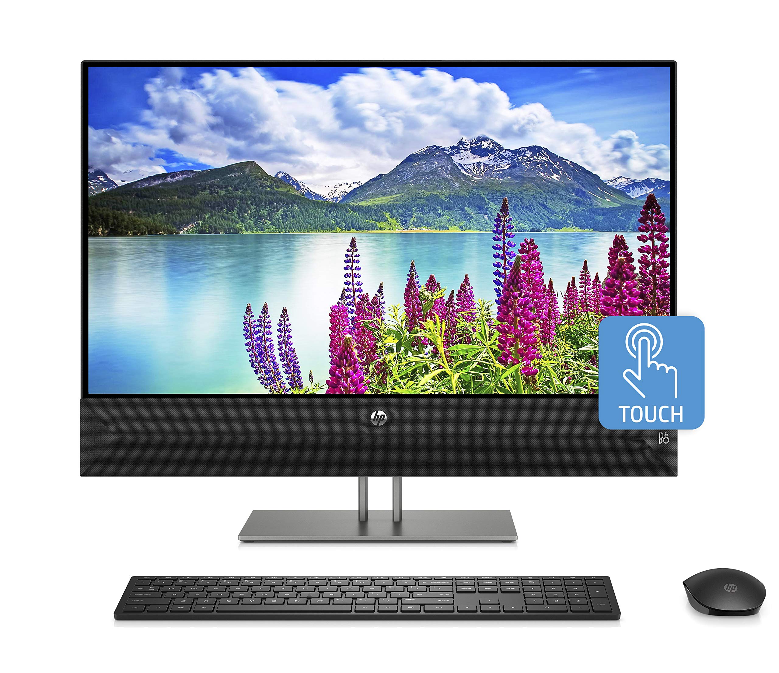 HP 24-xa0053w Pavilion AIO 23.8 FHD Touchscreen Intel i5-8400T 4GB RAM 16GB Intel Optane 1TB HDD Windows 10 Home Sparkling Black|global研究所