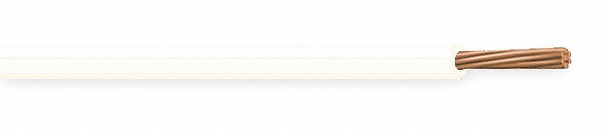 16 AWG MTW Tew UL 1015 TCホワイト( 50ft ) 500ft 76512.02