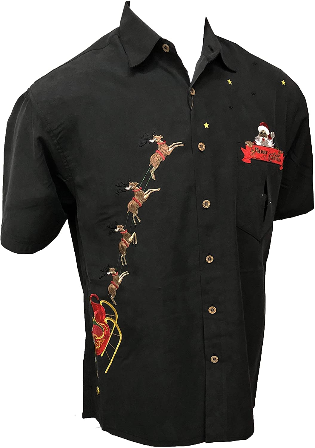 Bamboo Cay SHIRT メンズ US サイズ: Small カラー: ブラック