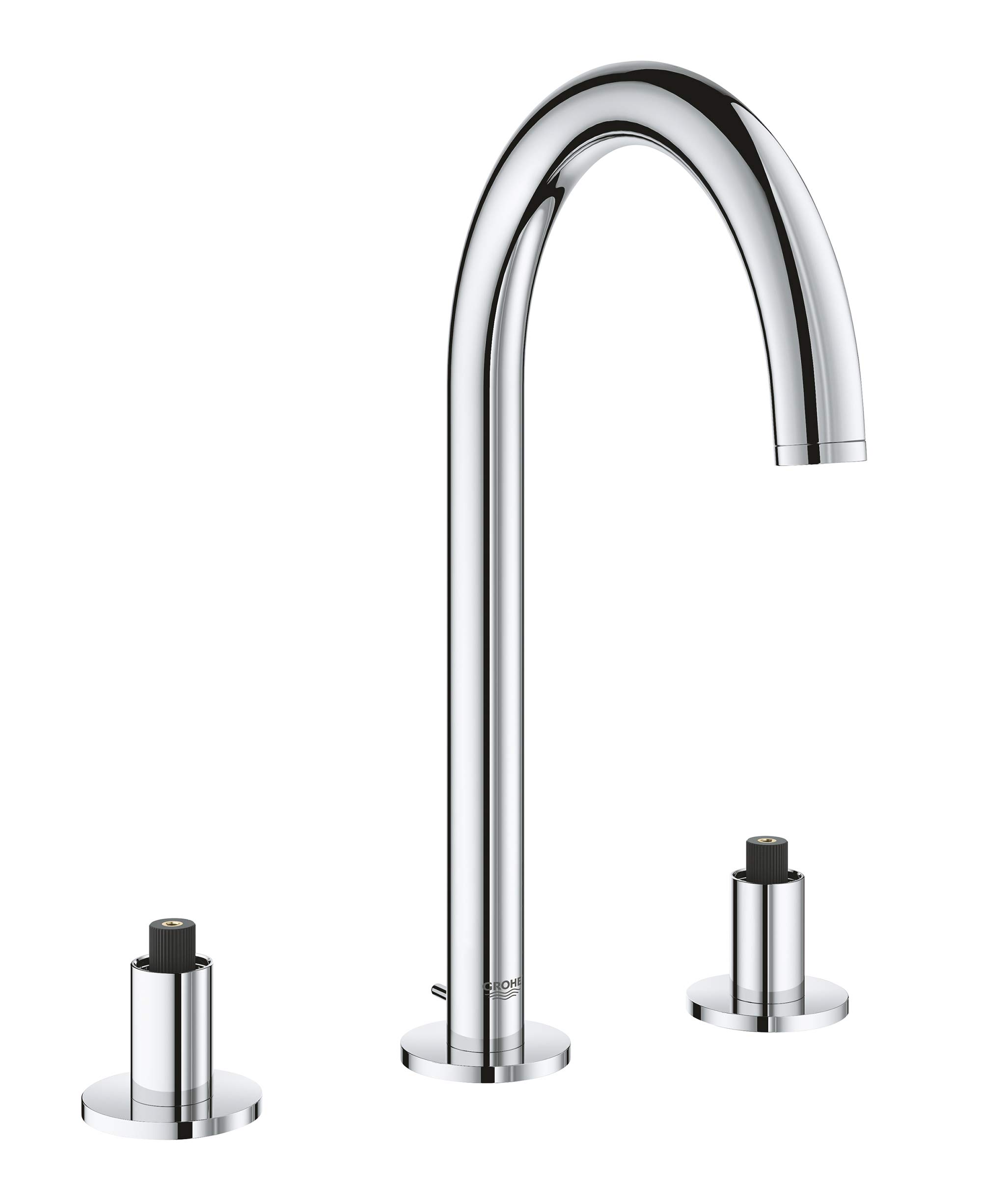 GROHE 20069EN3 Atrio 8フィート ワイドスプレッド 2ハンドル 浴室用蛇口 M-サイズ つや消しニッケル 20069003 1