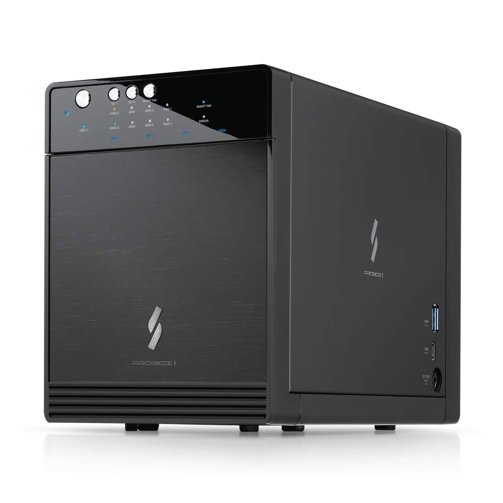 Mediasonic Raid 4ベイ 3.5インチ SATA ハードドライブエンクロージャ DAS - USB 3.2 Gen 2 10Gbps USB Type C サポート 30TB | USBハブ | デイジーチェーン (HFR7-SU31CH)｜global研究所 29,894円