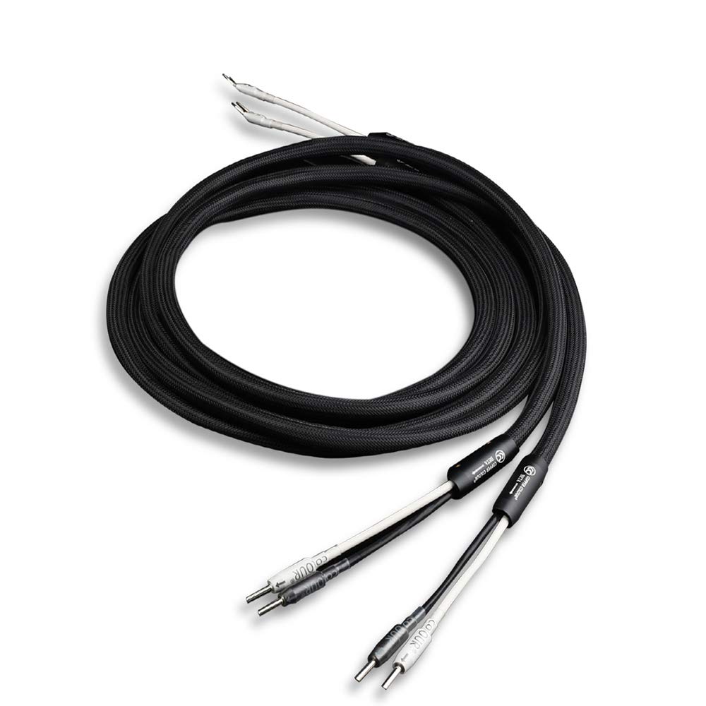 CopperColour BETAオーディオマニアスピーカーケーブルHiFiオーディオスピーカーコードペア2.5m (バナナの木 繋ぎ) パソコン・周辺機器-プリンター・FAX用インク