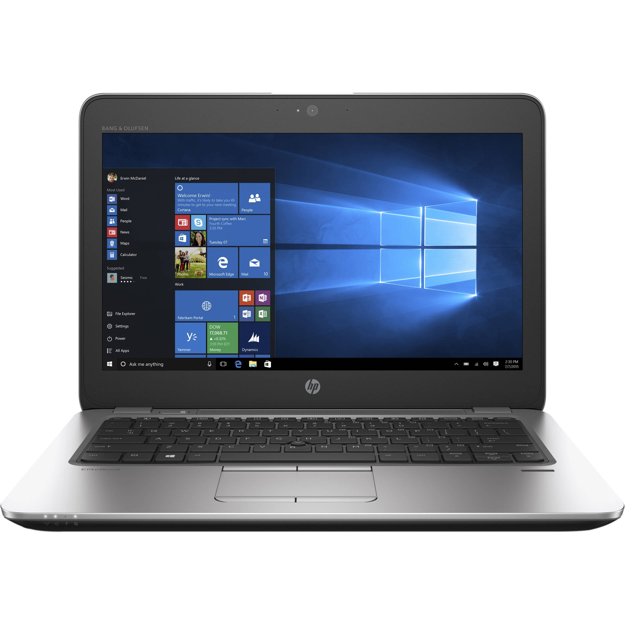 HP Elitebook 820 G3 12.5 Laptop Core i5-6300U 2.4GHz 8GB RAM 256GB Solid State Drive Windows 10 Pro 64bit (Certified Refurished)