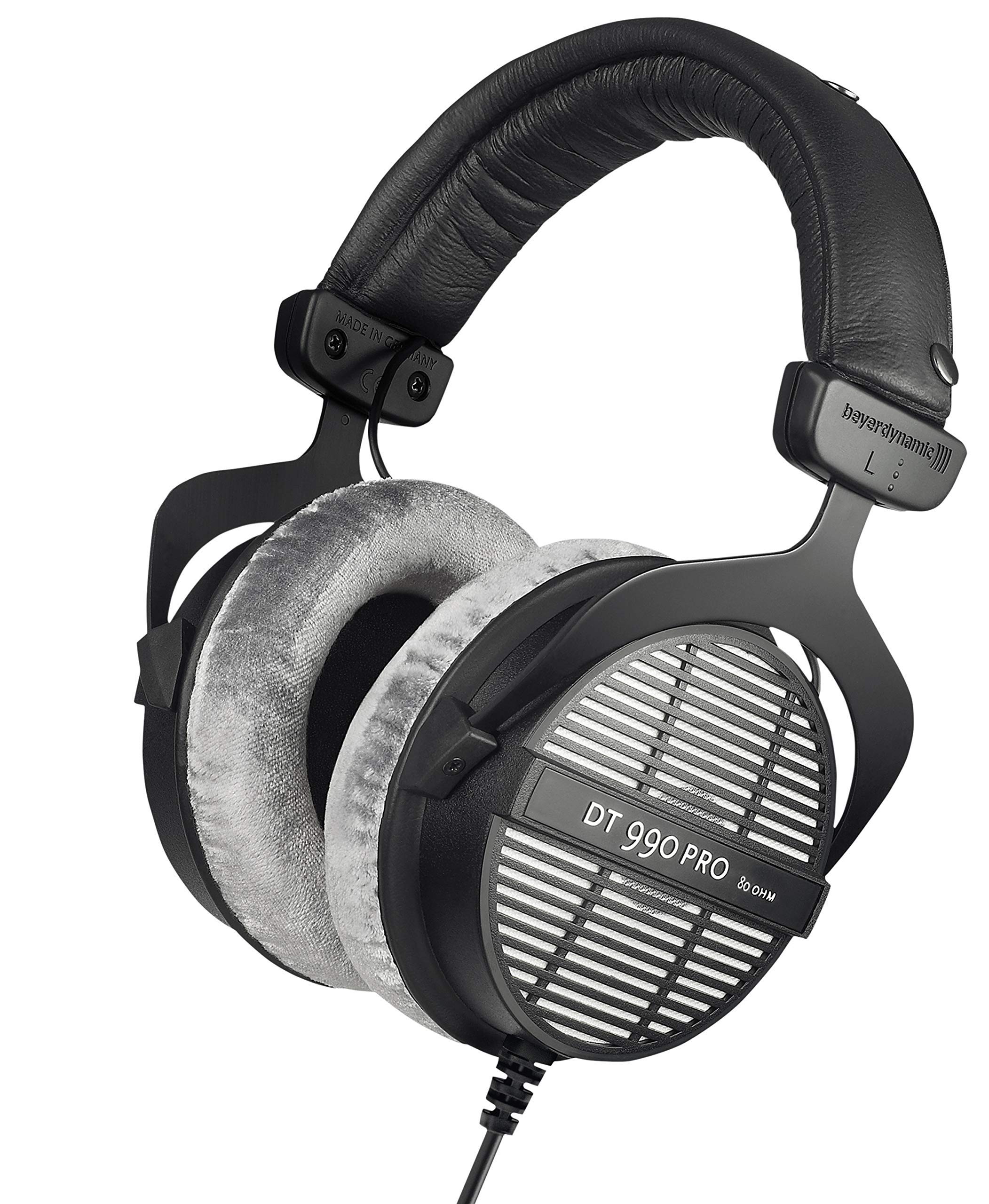 beyerdynamic DT 990 PRO オーバーイヤー スタジオ モニター ヘッドホン - オープンバック ステレオ構造 有線 (認定整備済み) 80 Ohm DT 990 PRO -cr｜global研究所