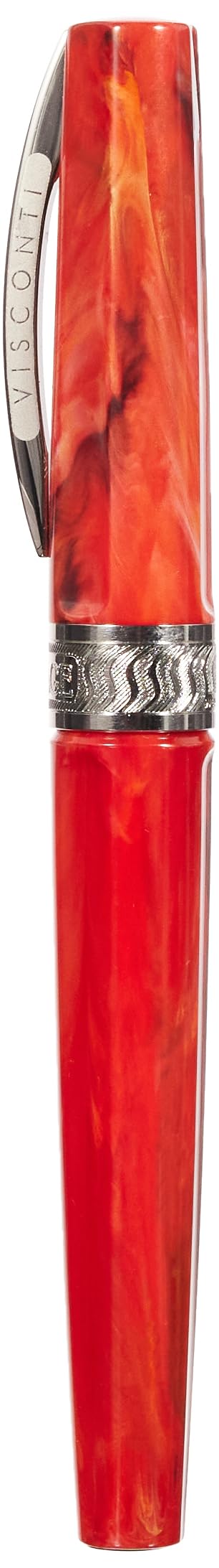 Visconti 万年筆 コーラル 幅広スチールペン先