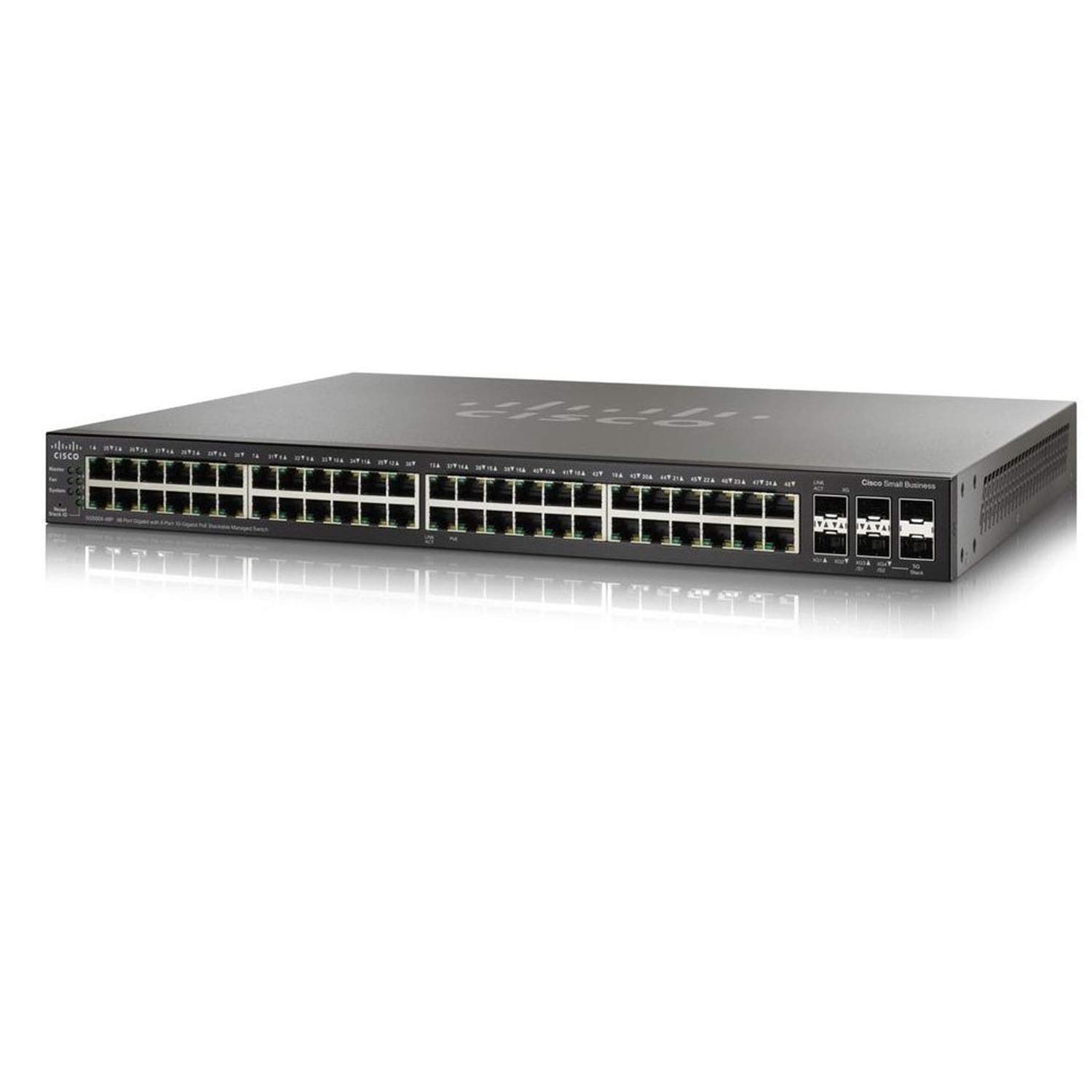 Cisco SG500X-48P-K9 48ポート PoE ギガビットイーサネット スタッカブル マネージドスイッチ (SG500X-48P-K9-NA)|global研究所