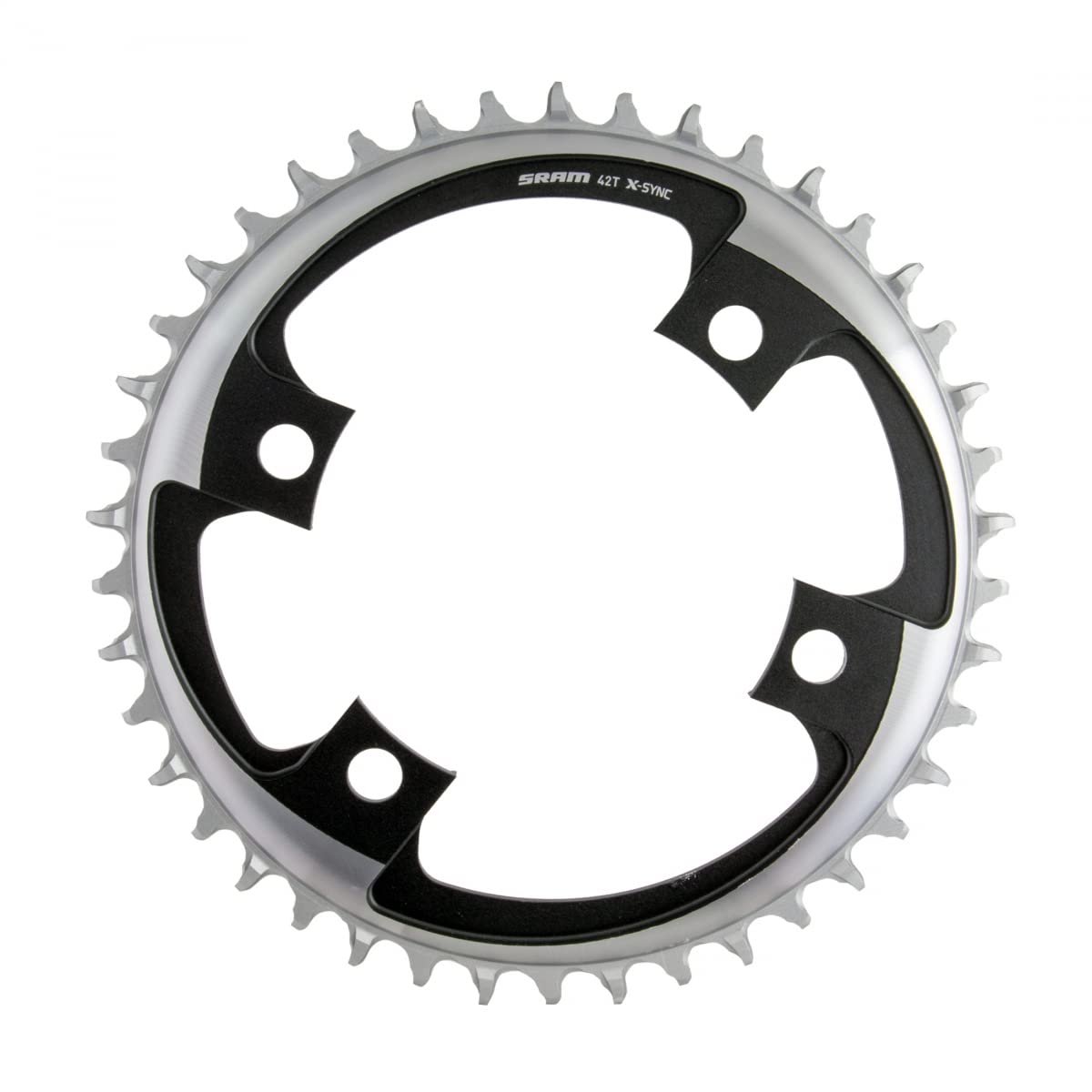 ゲットー「SRAM」X-Sync Chain Ring 1x12s107-42T Polar Greyグレーインナーフロントチェーンリング00.6218.014.003