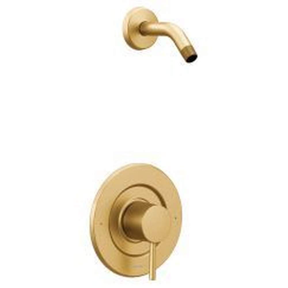 Moen T2192NHBG Align 2.5GPM シングルハンドル ポジ温度 圧力バランストリム シャワーヘッド付き つや消しゴールド