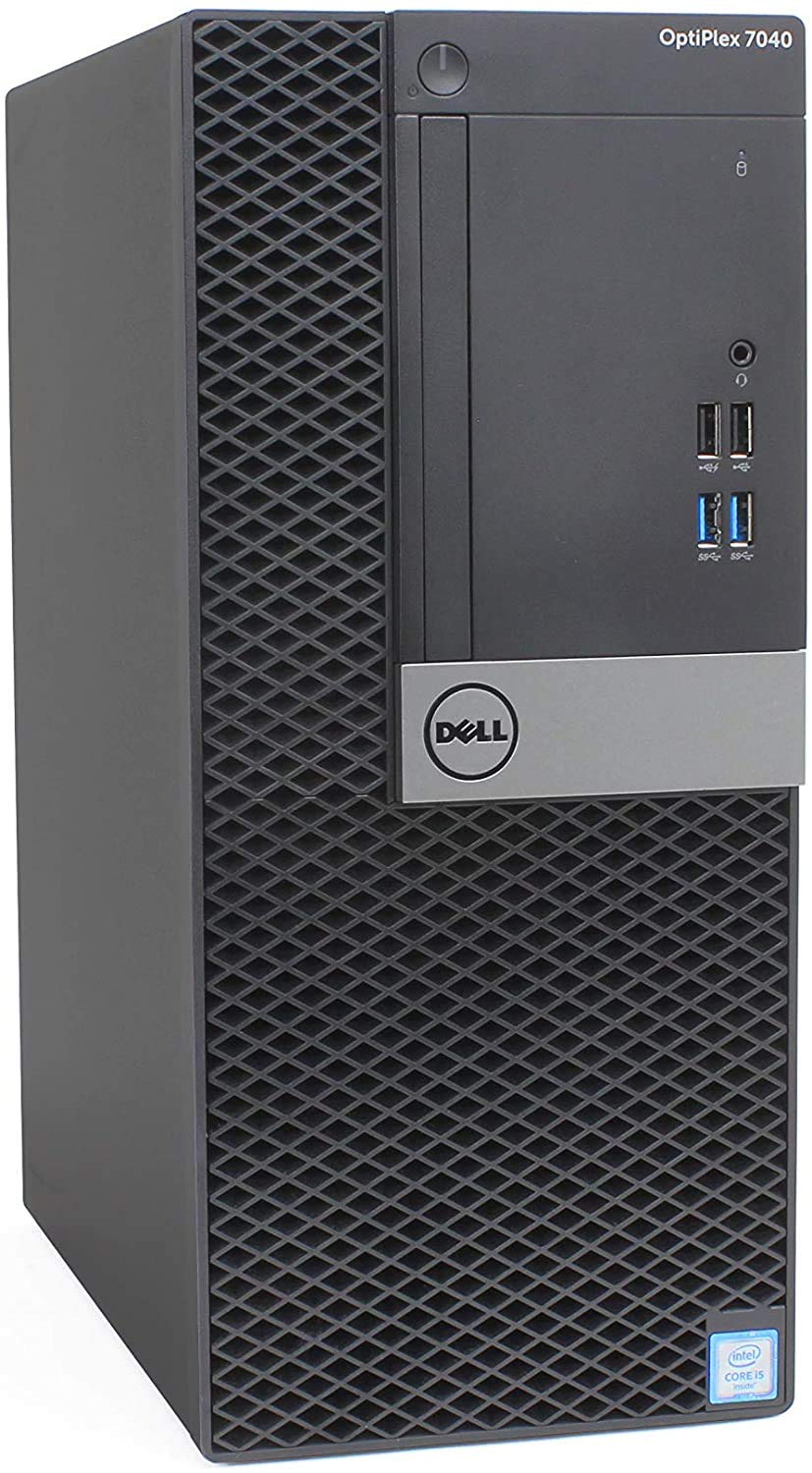 Dell OptiPlex 7040-T、Core DDR3L700 3.4GHz、8GB RAM、512GB ソリッドステートドライブ、DVDRW、Windows 10 Pro 64bit (更新済み)。