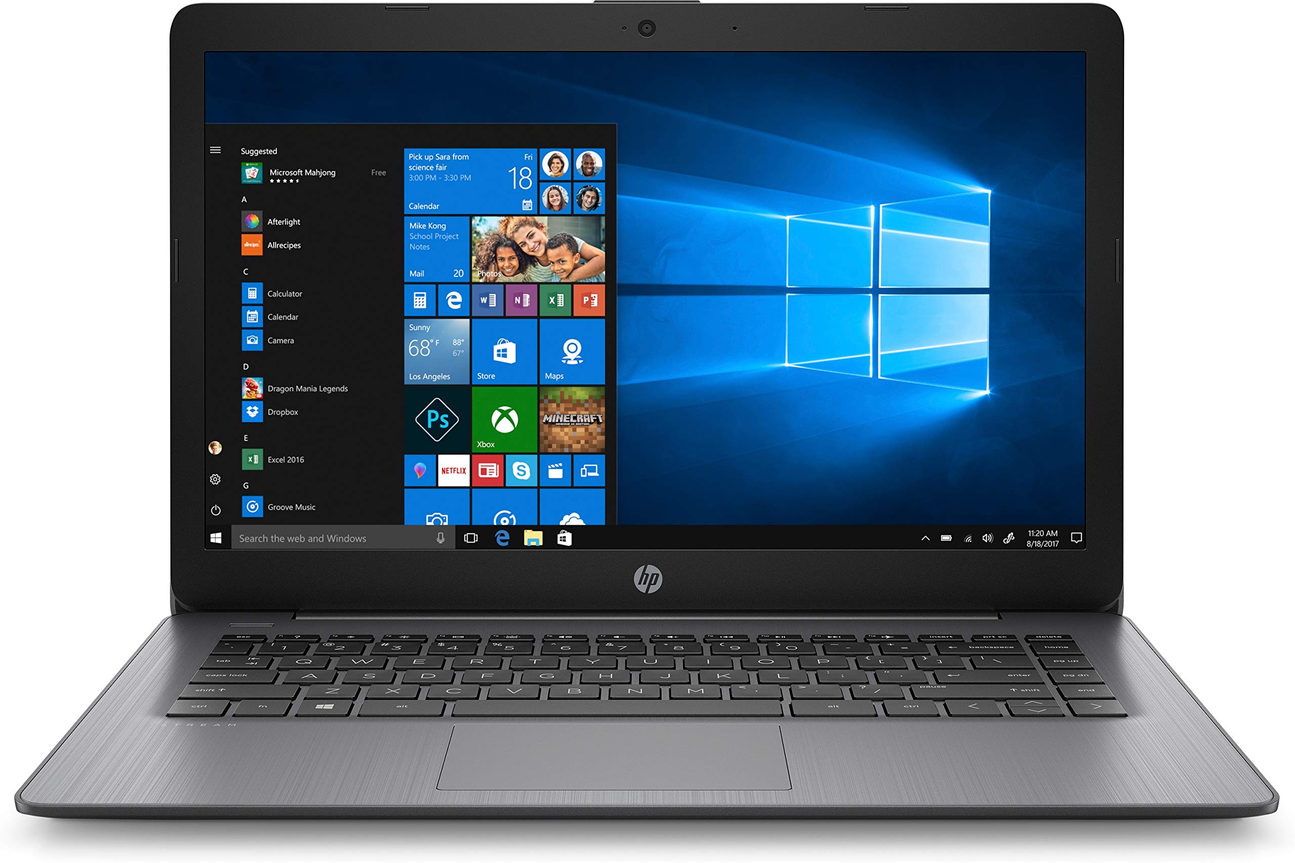 HP Stream 14 Laptop 14 Intel Celeron N4000 Intel UHD Graphics 600 4GB SDRAM 32GB eMMC Office 365 1-yr Brilliant Black 14-cb164wm｜global研究所