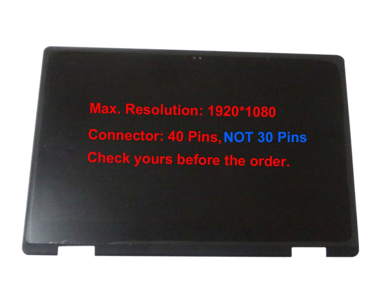 Krenew 15.6インチスクリーン交換用アセンブリ タッチデジタイザー+LCDディスプレイ Dell Inspiron 15-7569用 (YouTubeビデオ説明書付き) (UHDには対応していません)｜global研究所