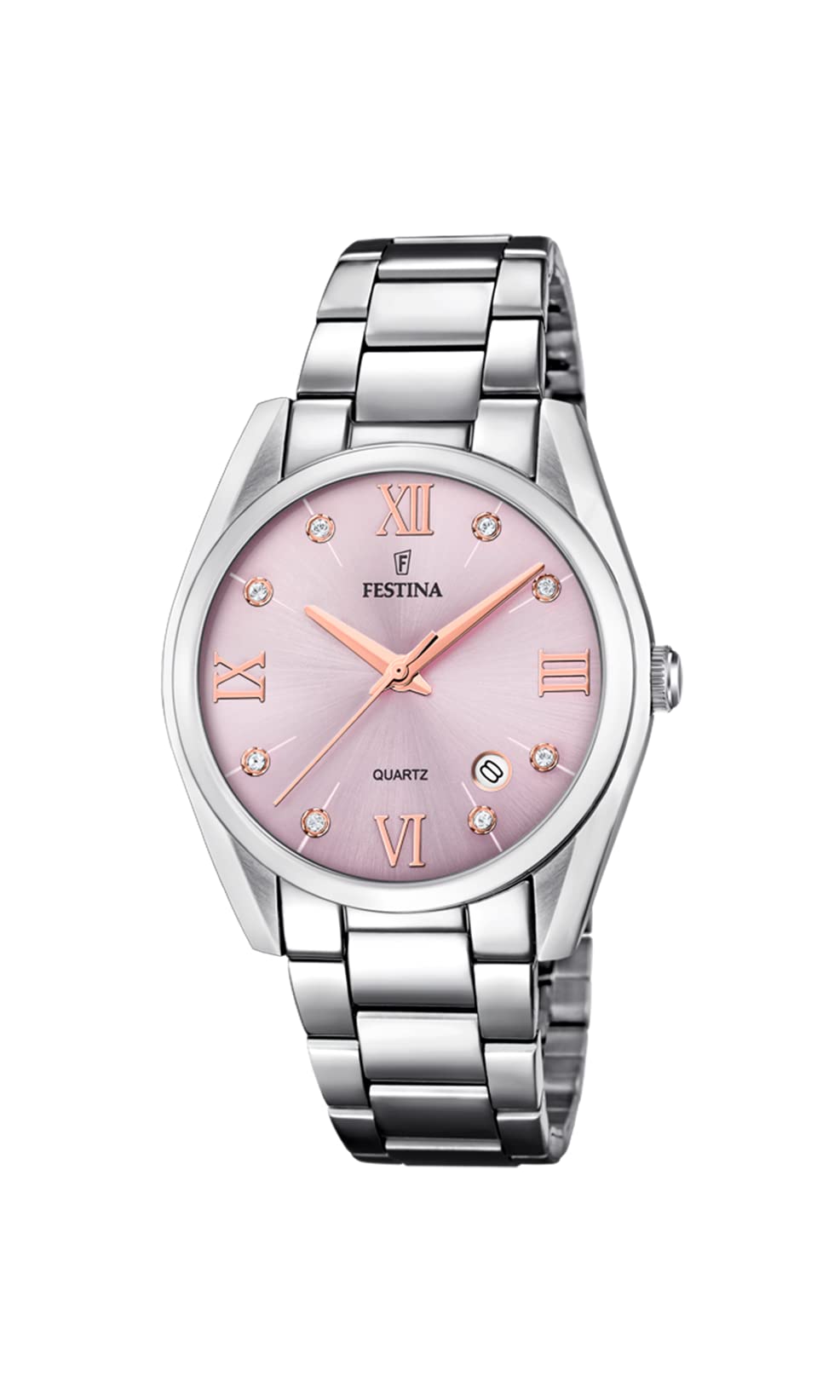 Festina Women's Boyfriend F16790-DF24 Purple Stainless-Steel Quartz Dress Watch