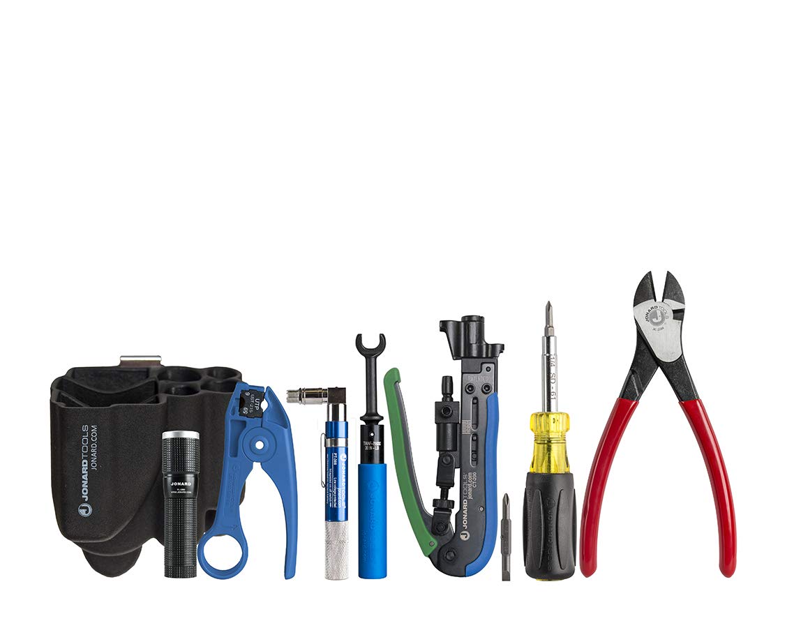 Jonard Tools TK-86 ユニバーサル 同軸 8天下太平 物の具一揃いの道具 締めつける物の具 １番ウッド 同軸ストリッパ LED懐中照明ランプ 導通テスター ペンチ トルクレンチ 物の具合切袋付き添い人 プリンター・FAX用インク-インクカートリッジ