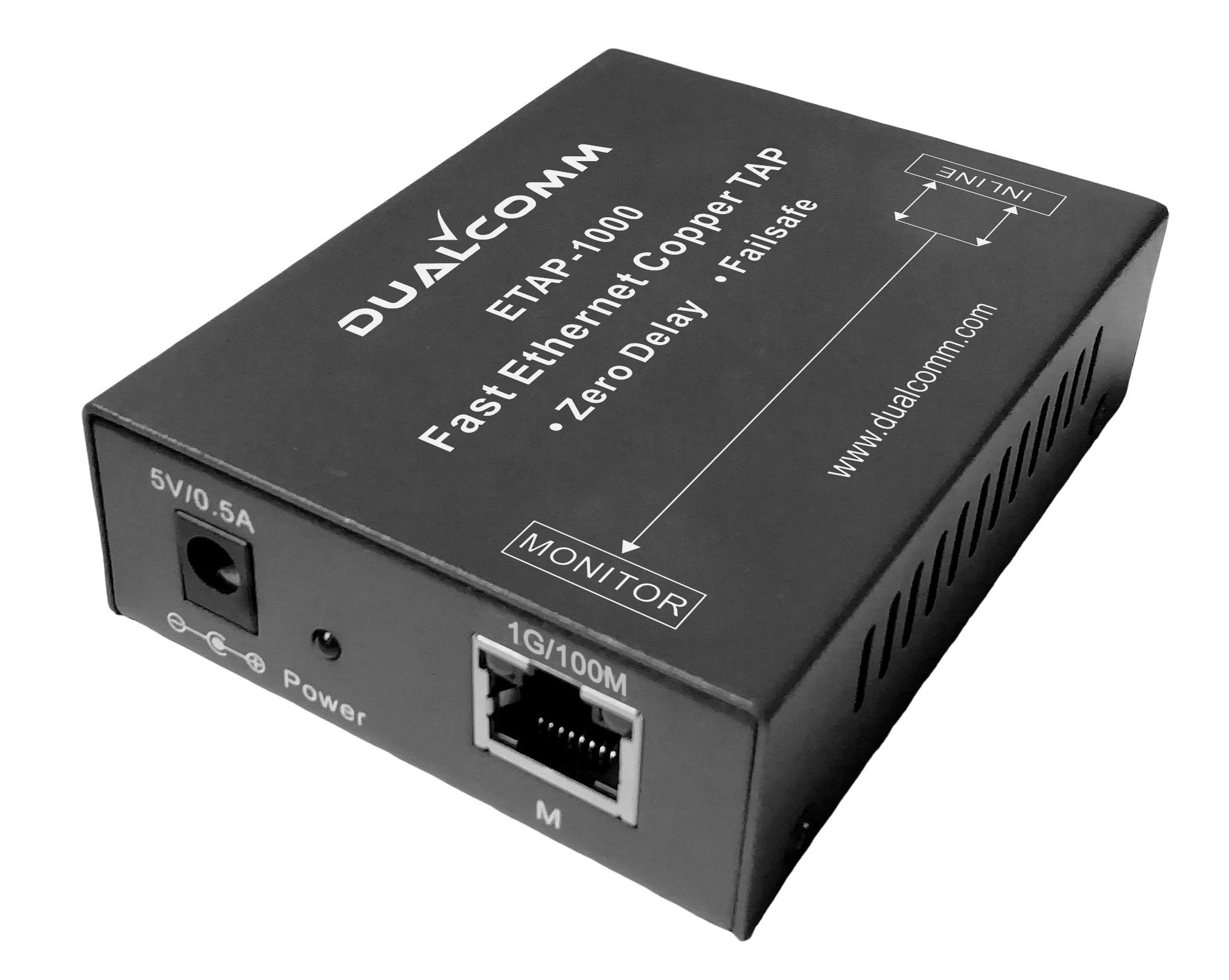 Dualcomm ETAP-1000 Zero-Delay Fast Ethernet Copper Tap｜global研究所