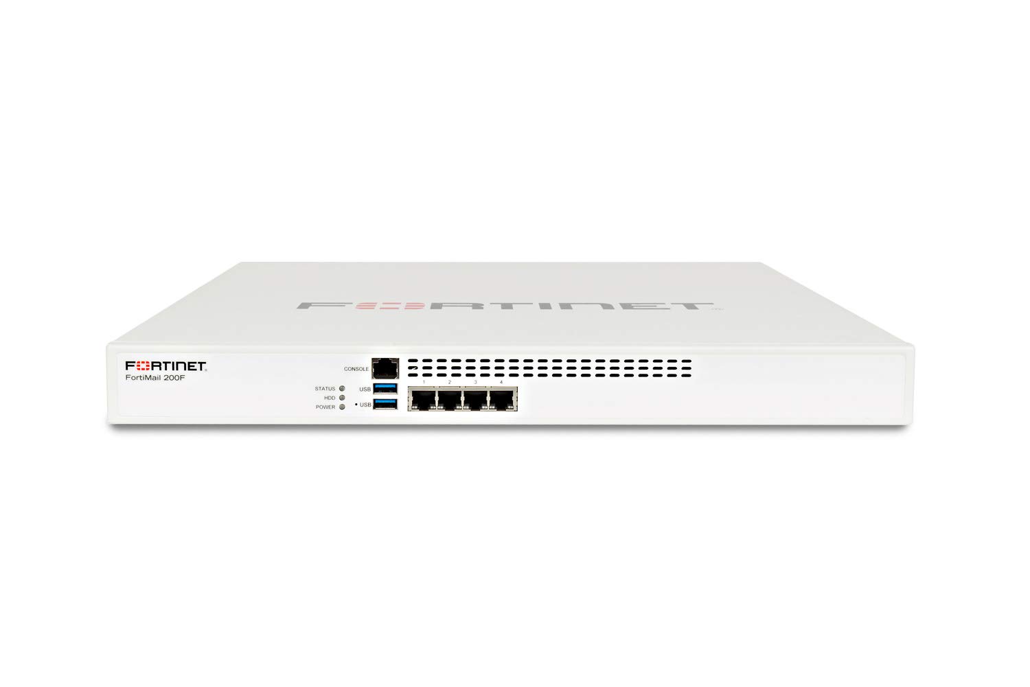 Fortinet FortiMail FML-200F 網状組織引き当て/ファイアウォールアプライアンク - 4界面 - 10/100/1000Base-T ギガビットイーサネット - 4 x RJ-45 - 1U - 仕合わせマウント能力のある