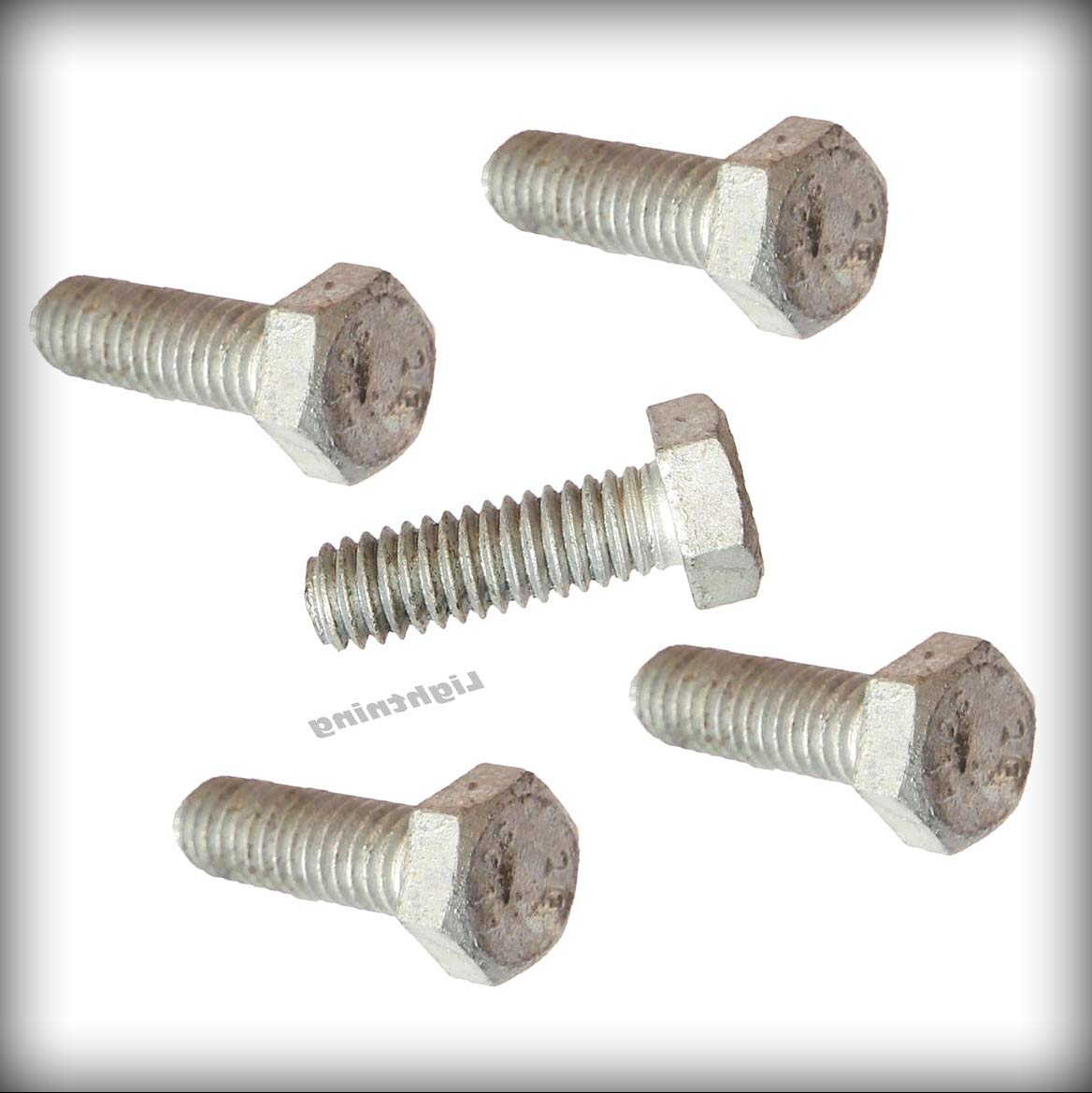 Pr-Merchant 1/2-13 x 1インチ 六角ボルト 溶融亜鉛メッキキャップスクリューセットとナットセット 250個パック