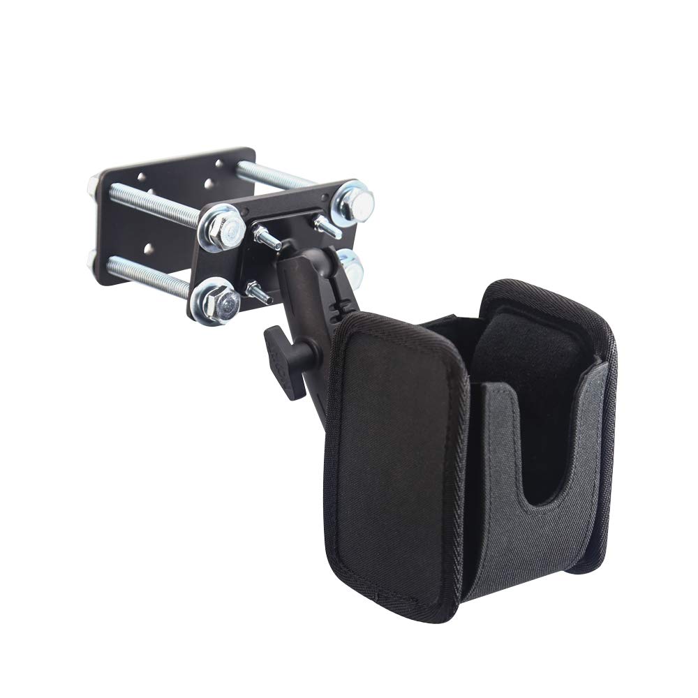 ARKON Mounts - フォークリフトマウント付きバーコードスキャナーホルダー | バーコードスキャナーホルスターで操作を合理化 | 倉庫や工場に最適 | 取り付け簡単| 理想的なゼブラスキャナーホルスター