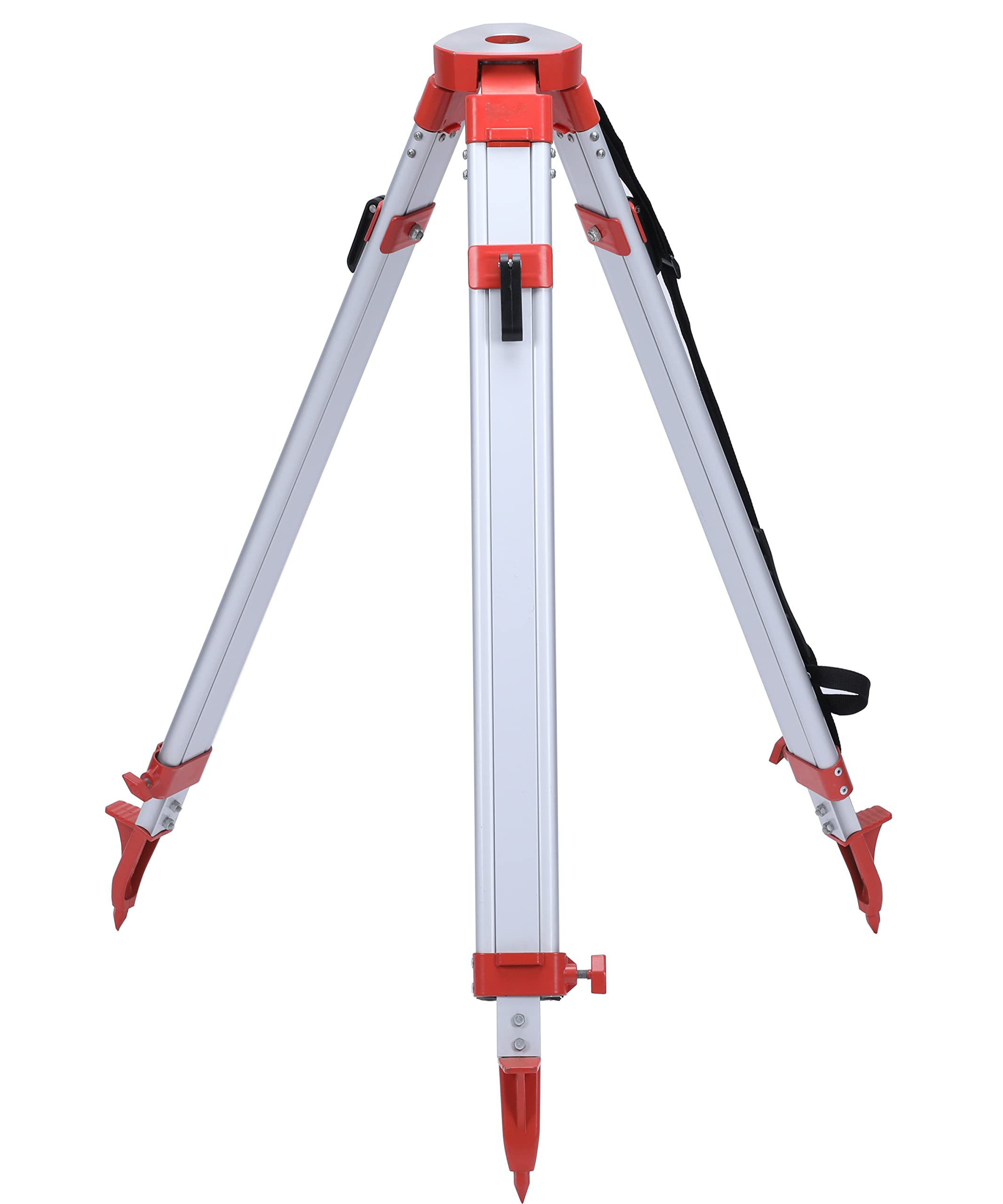 測量用三脚、アルミニウム測量三脚、5/8インチ11ねじフラットヘッドクイッククランプ付きオートレベル用。｜global研究所 38,963円