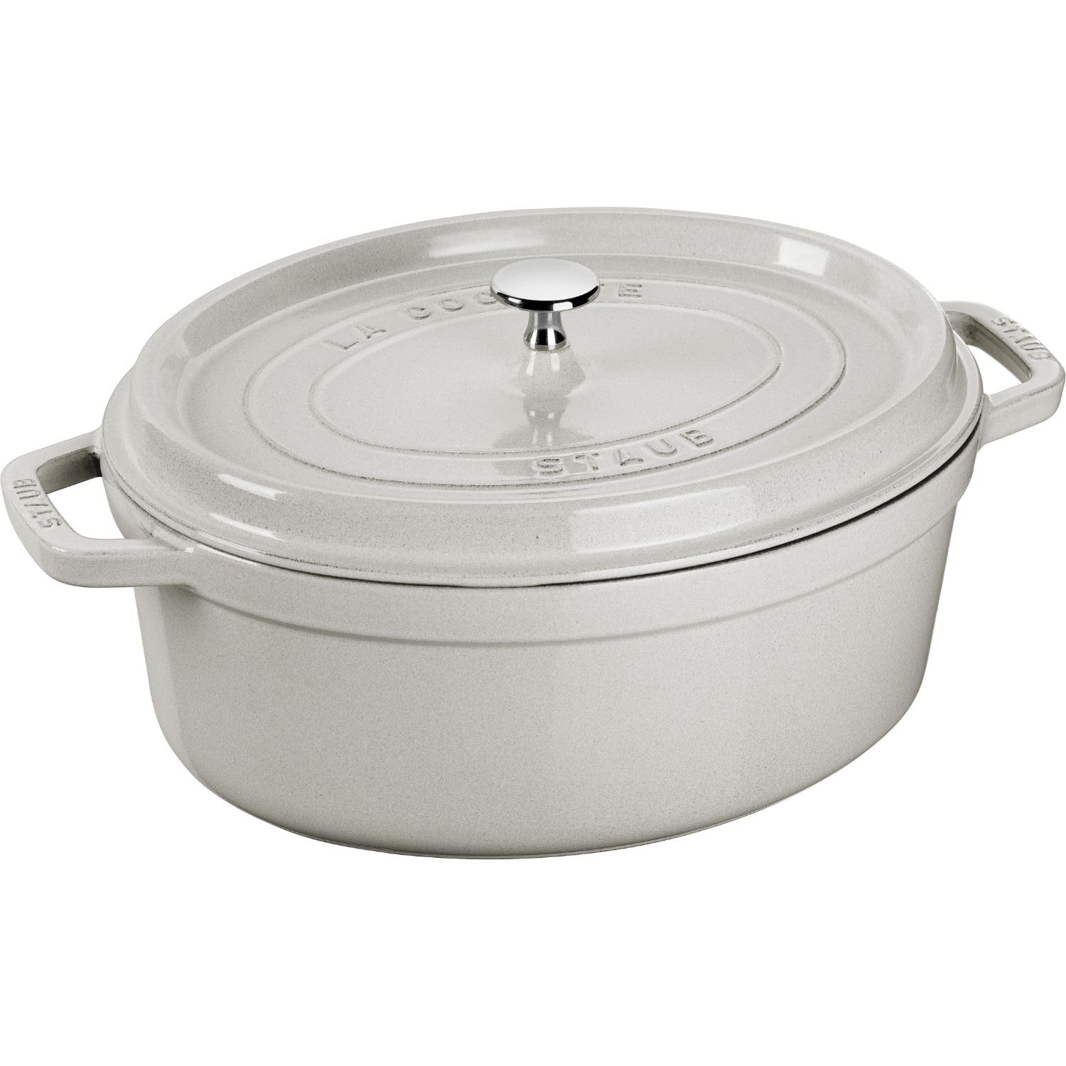 staub ストウブ 「 ピコ ココット オーバル カンパーニュ 27cm 」 大きい 両手 鋳物 ホーロー 鍋 楕円 IH対応 【シリアルナンバー付き日本正規販売品】 La Cocotte Oval 40501-422