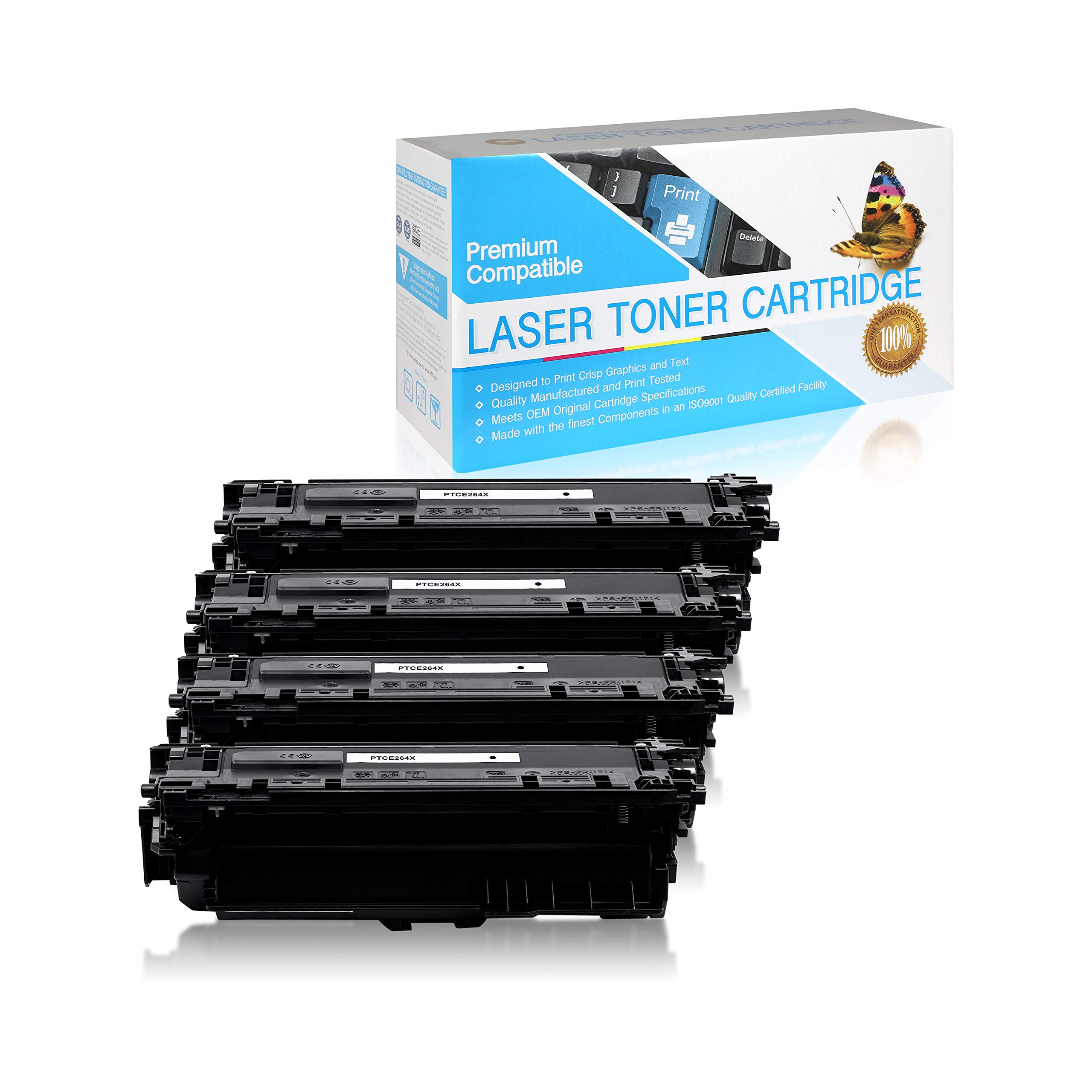 SuppliesOutlet 互換トナーカートリッジ HP 646X / CE264X用 ブラック 4個パック|global研究所