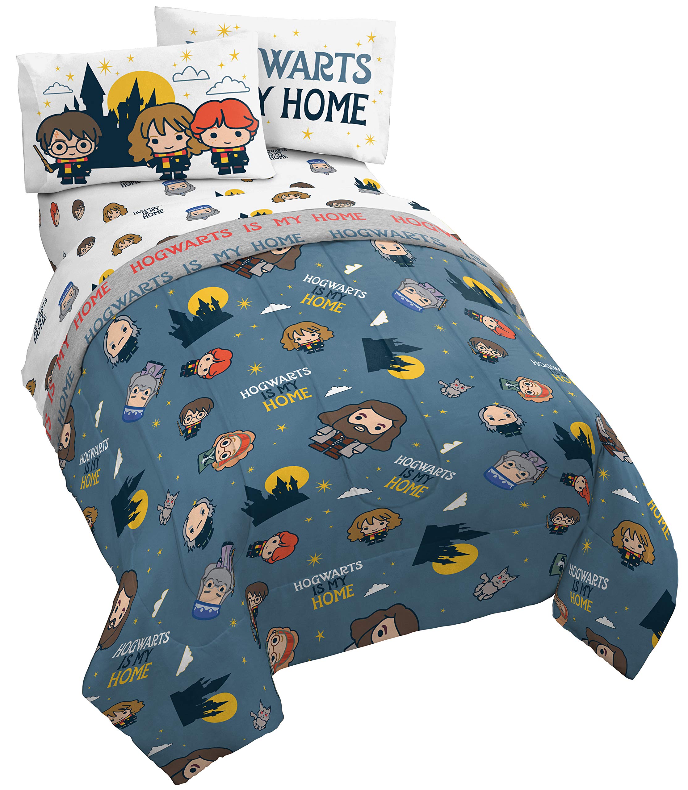 Jay Franco Hogwarts is My Home ツインベッド4点セット (ハリーポッター公式商品) ブルー 18,957円