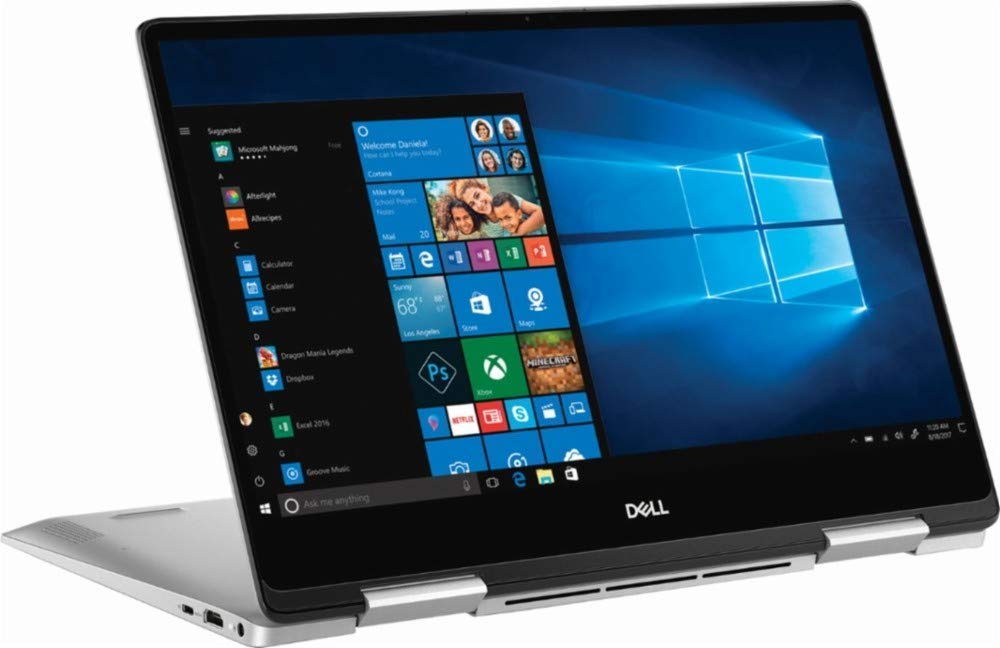 2019 Dell Inspiron 7000 13.3 FHD Touchscreen 2-インチ-1 Laptop  Intel Quad Core i5-8265U Upto 3.9GHz  8GB DDR4 ランダムアクセス記憶装置  256GB SSD  Backlit Keyboard  Fingerprint Reader  USB-C  HDMI  Windows 10
