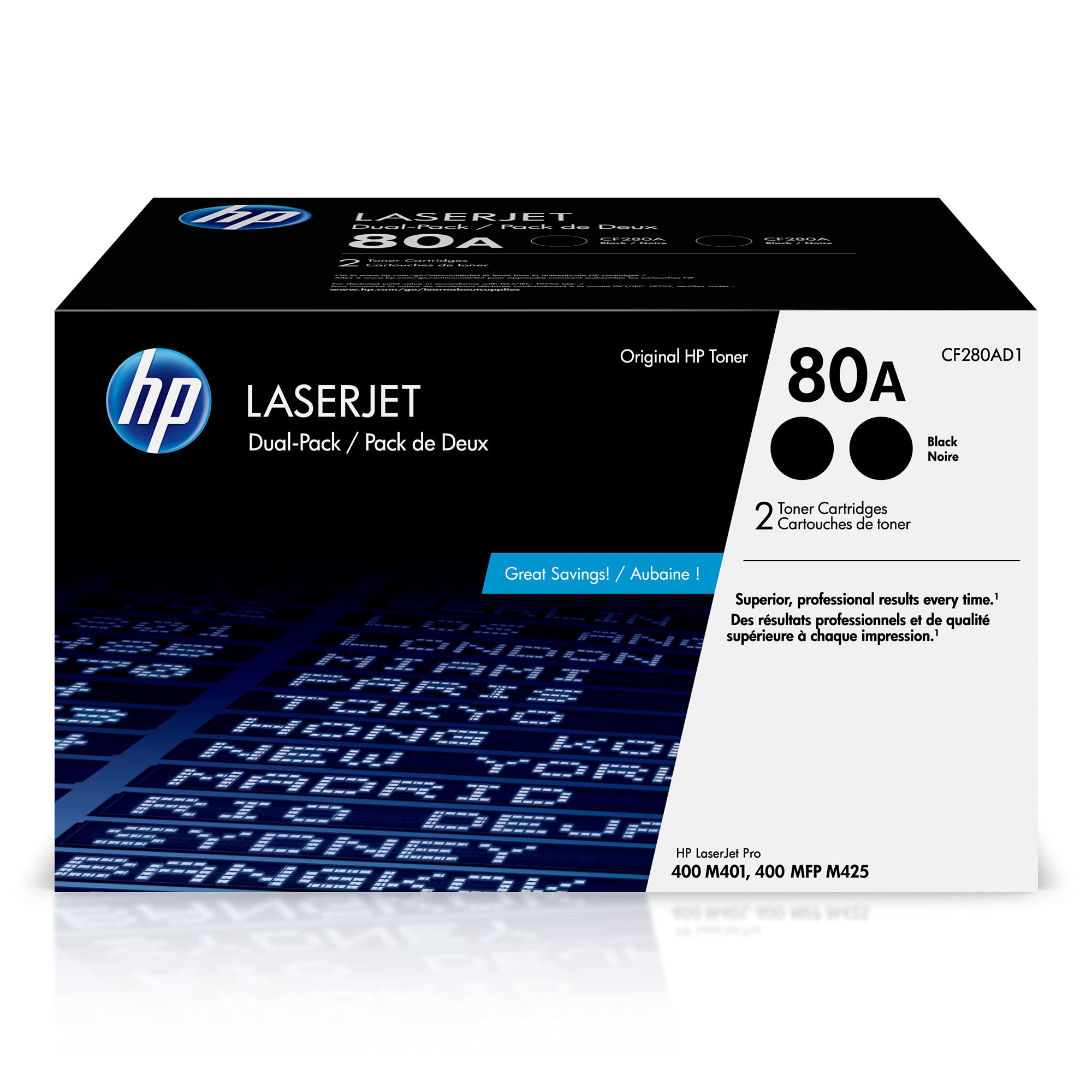 HP 80A | CF280AD1 | ????????? 2? | HP Laserjet Pro 400?????M401?????M425dn??? | ????