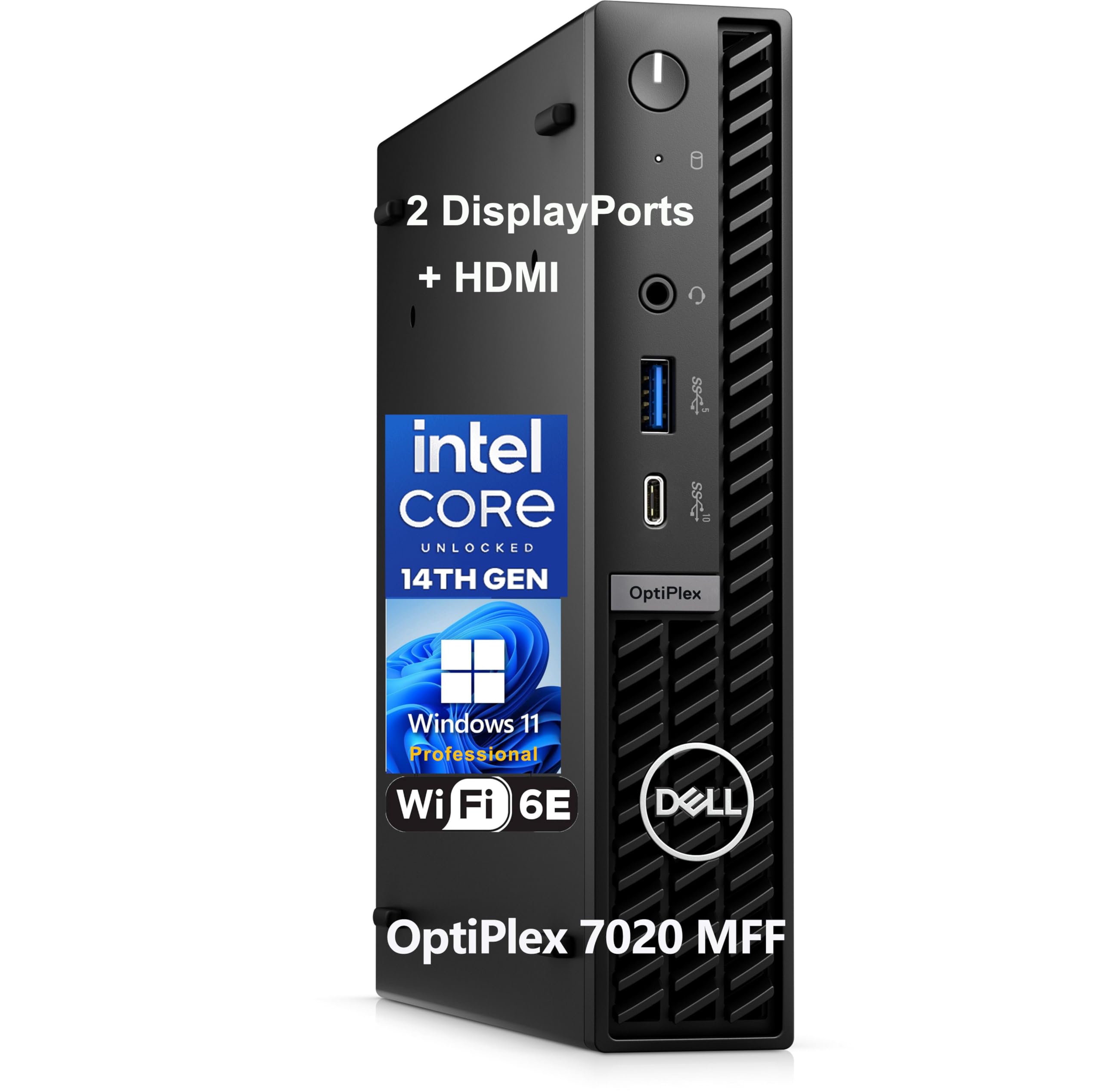 2019 Newest Dell Inspiron High Performance Small Desktop: 9th Gen Intel 4-Core i3-9100 Processor  8GB Ram 256GB SSD + 1結核症 HDD  無線LAN  Bluetooth  DVDRW  HDMI  VGA  Wired Keyboard and Mouse  Win 10
