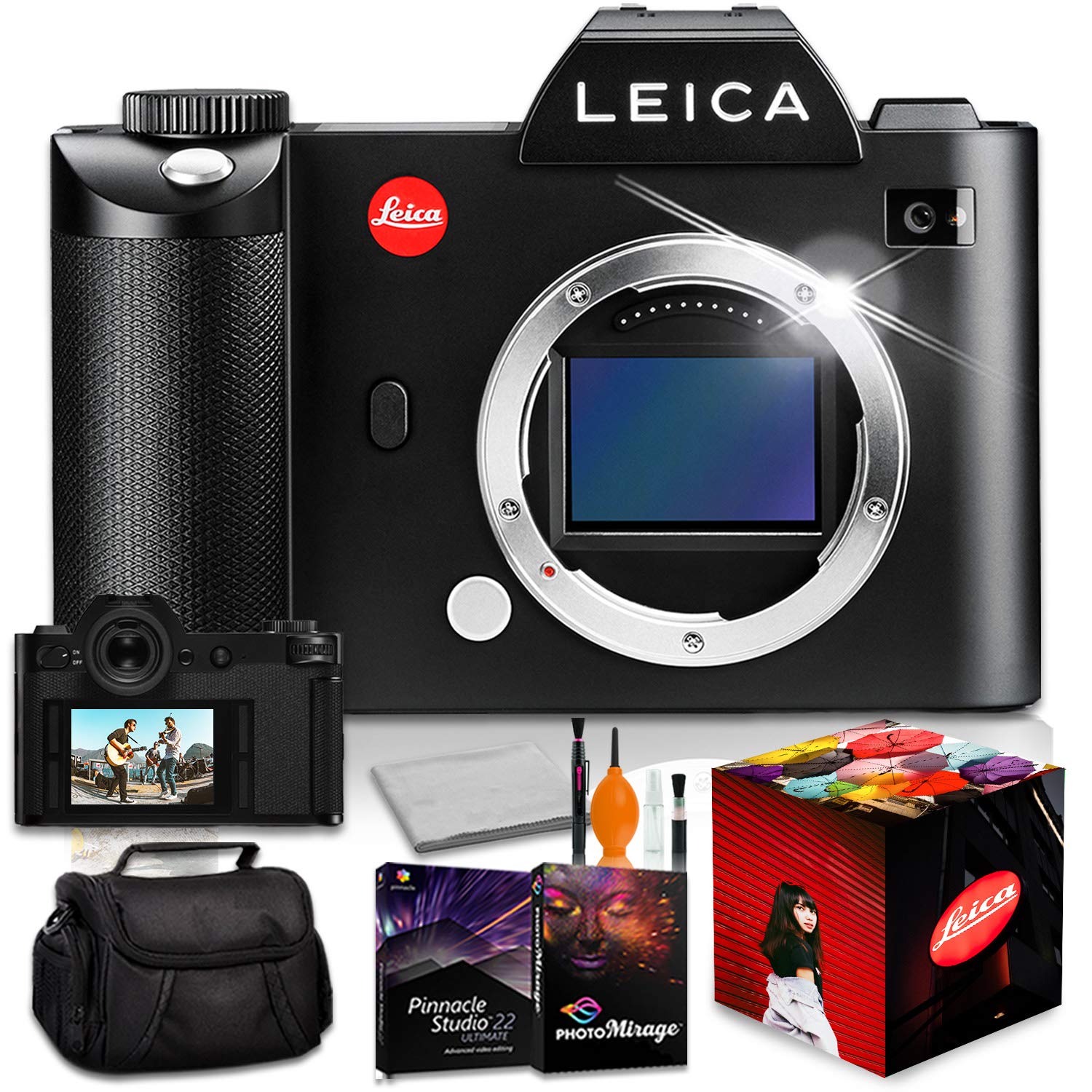 Leica SL (Typ 601) Mirrorless Digital Camera with Corel Studio Editing Bundle