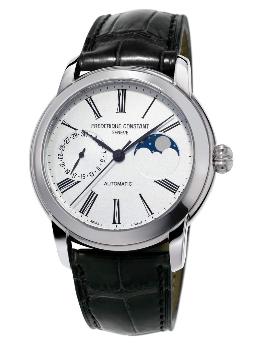 Frederique Constant FC-712MS4H6 クラシックムーンフェーズ生み出すこと ステンレススチールケース 白いこと文字盤