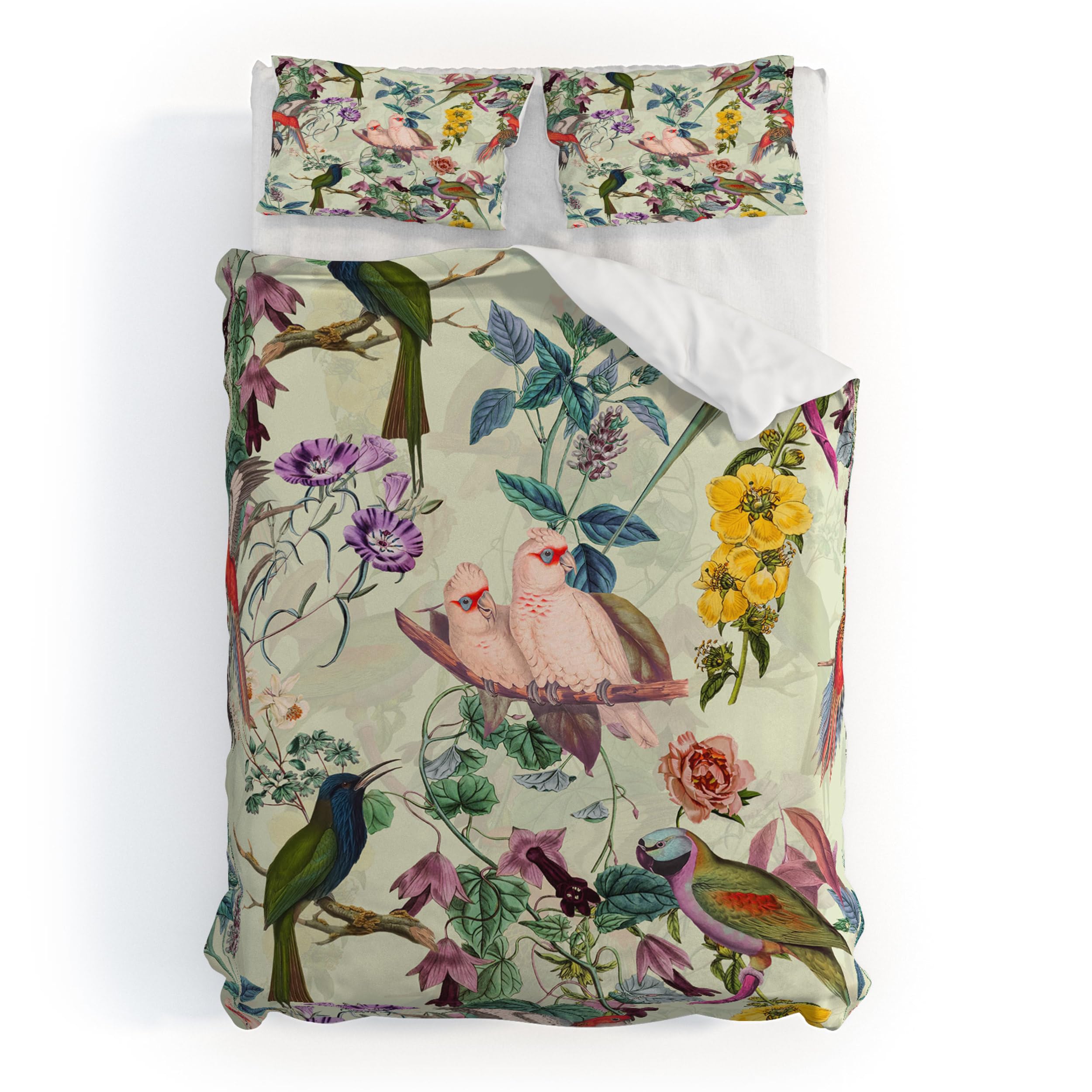 Society6 Burcu Korkmazyurek フローラルとバード VIII キング キング 70791-dvqsek