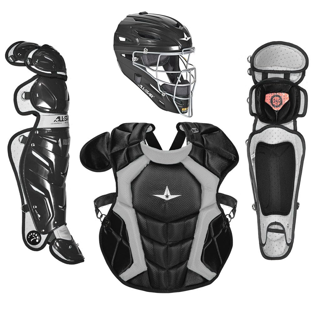 All-Star System7 NOCSAE認定大人用プロ野球キャッチャーキット