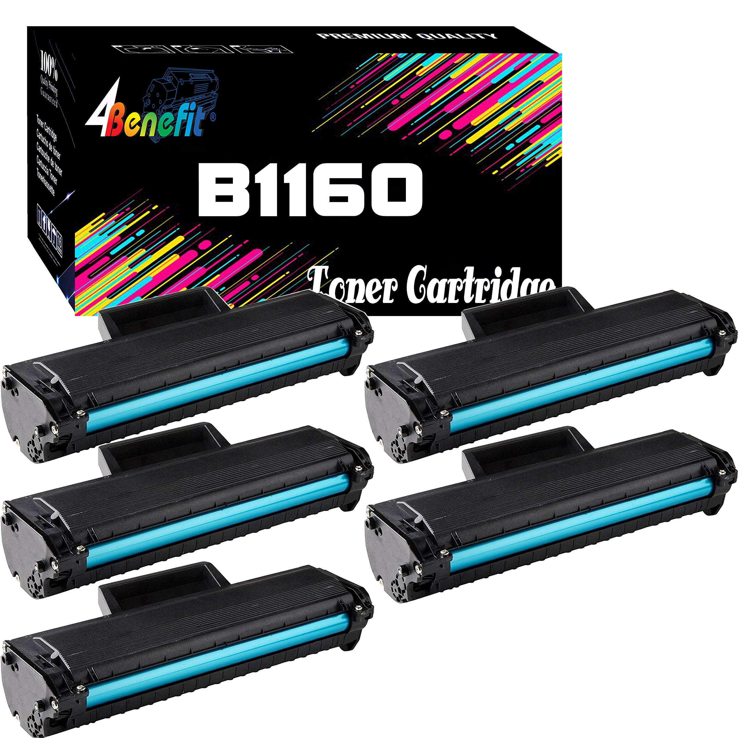 5個パック 4つの特典互換互換トナーカートリッジ B1160W Dell YK1PM 1160 331-7335 HF44N HF442 B1160 B1160w B1163w B1165nfw モノレーザープリンター用｜global研究所