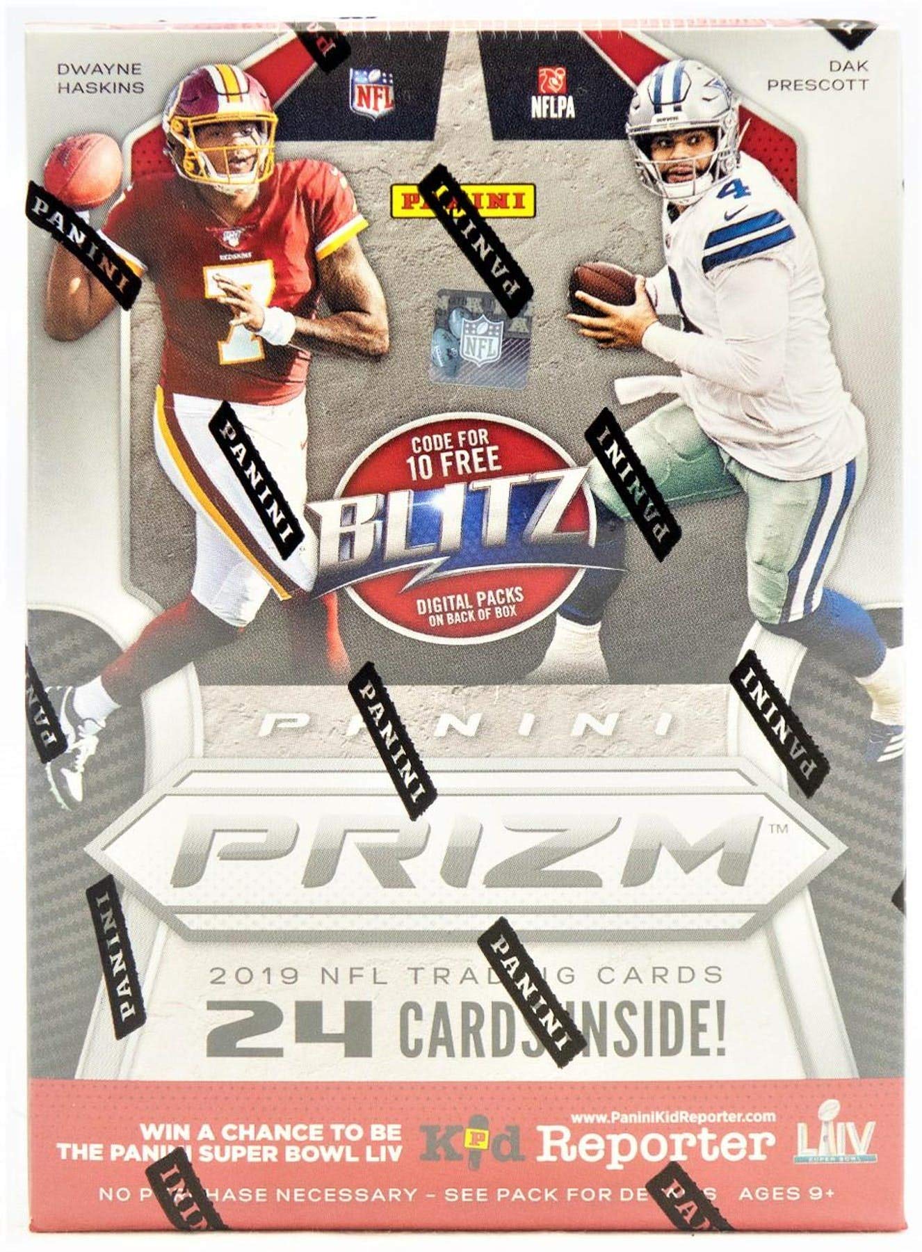 2019 Panini PRIZM フットボール 未開封ブラスターボックス 記念カード1枚と専用レーザー平行3枚入り 各ボックスに カイラー・マレーとニック・ボサ・ルーキーカードプラス｜global研究所 15,017円