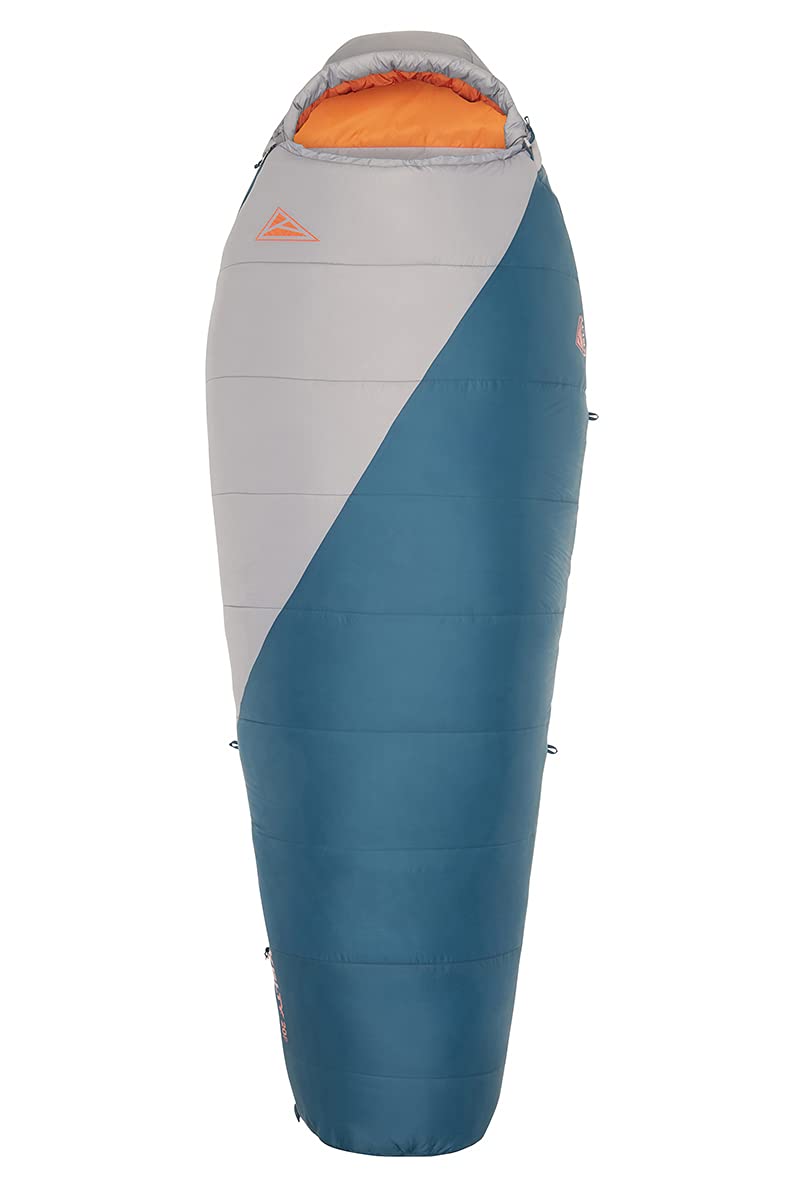 Kelty Cosmic 合成フィル 20度 バックパッキング寝袋 レディース ? 圧縮ストラップ スタッフサック付き グリーン