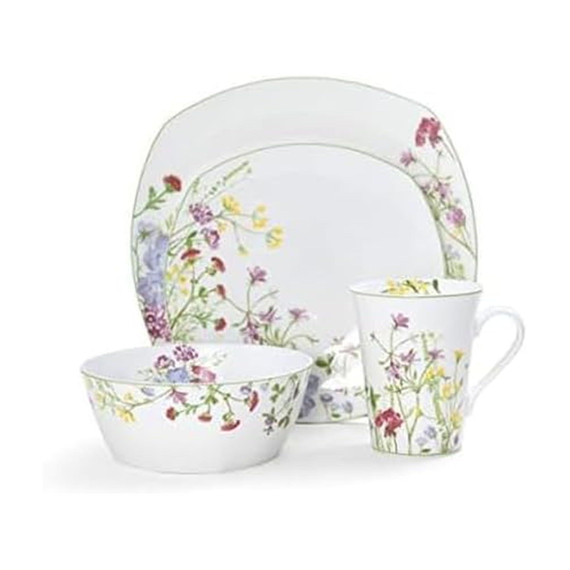Mikasa Wildflower Garden ディナーウェア16点セット 4人用｜global研究所 26,853円