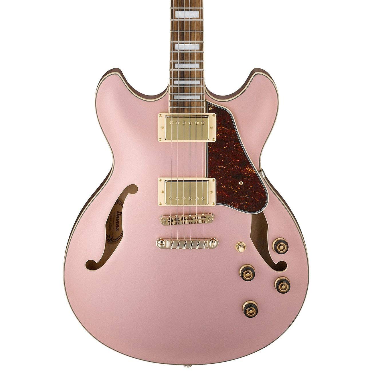 Ibanez AS73G Rose Gold Metallic Flat セミアコギター ホンブルグ帽入れもの属する アイバニーズ