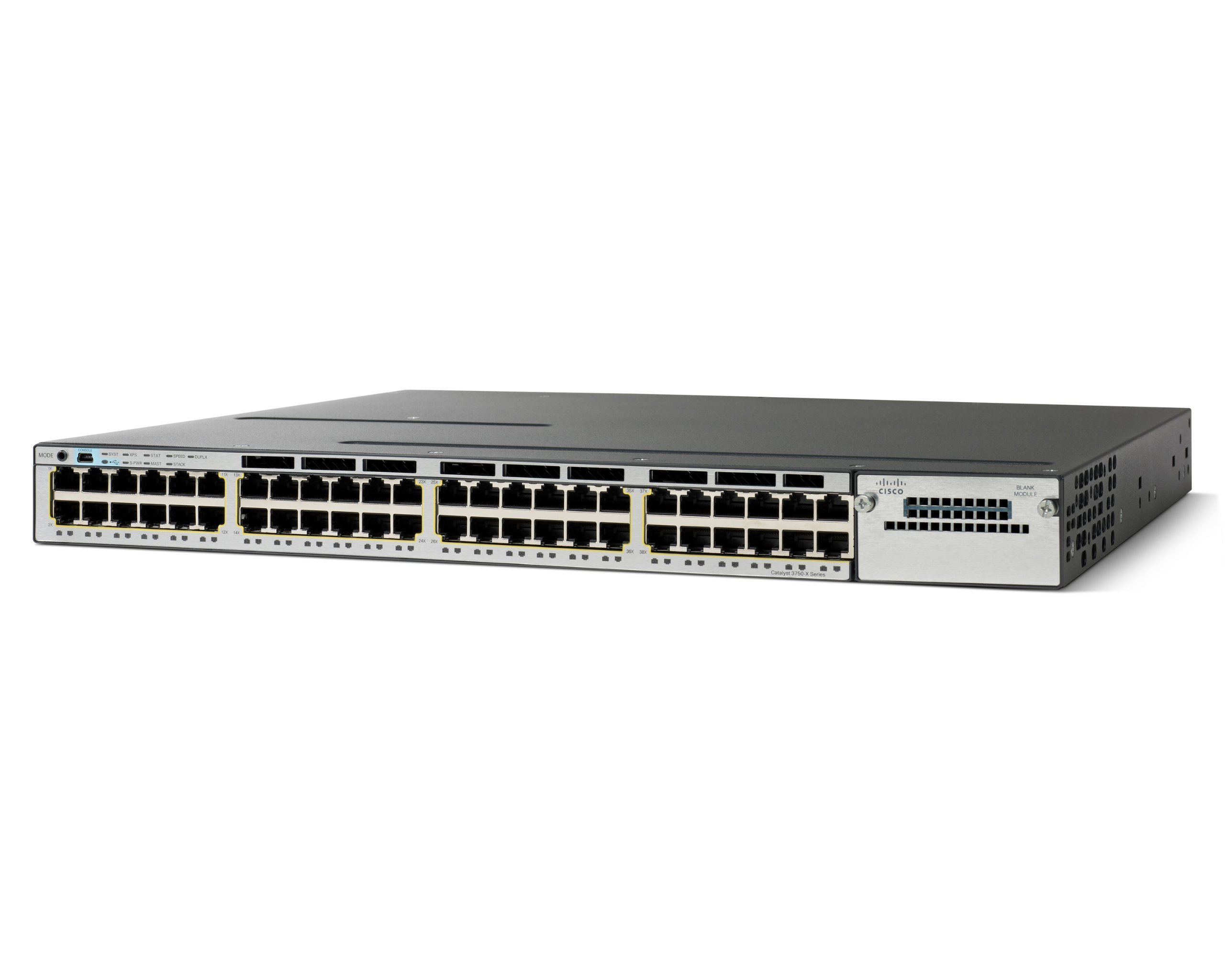 Cisco WS-C3750X-48T-E 48ポート管理可能 L3スイッチ|global研究所