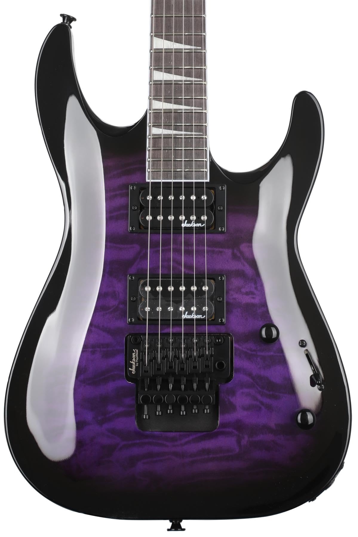 Jackson ジャクソン JSシリーズ エレキギター Dinky ディンキー Arch Top JS32Q DKA/Transparent Purple Burst トランスペアレント・パープル・バースト｜global研究所