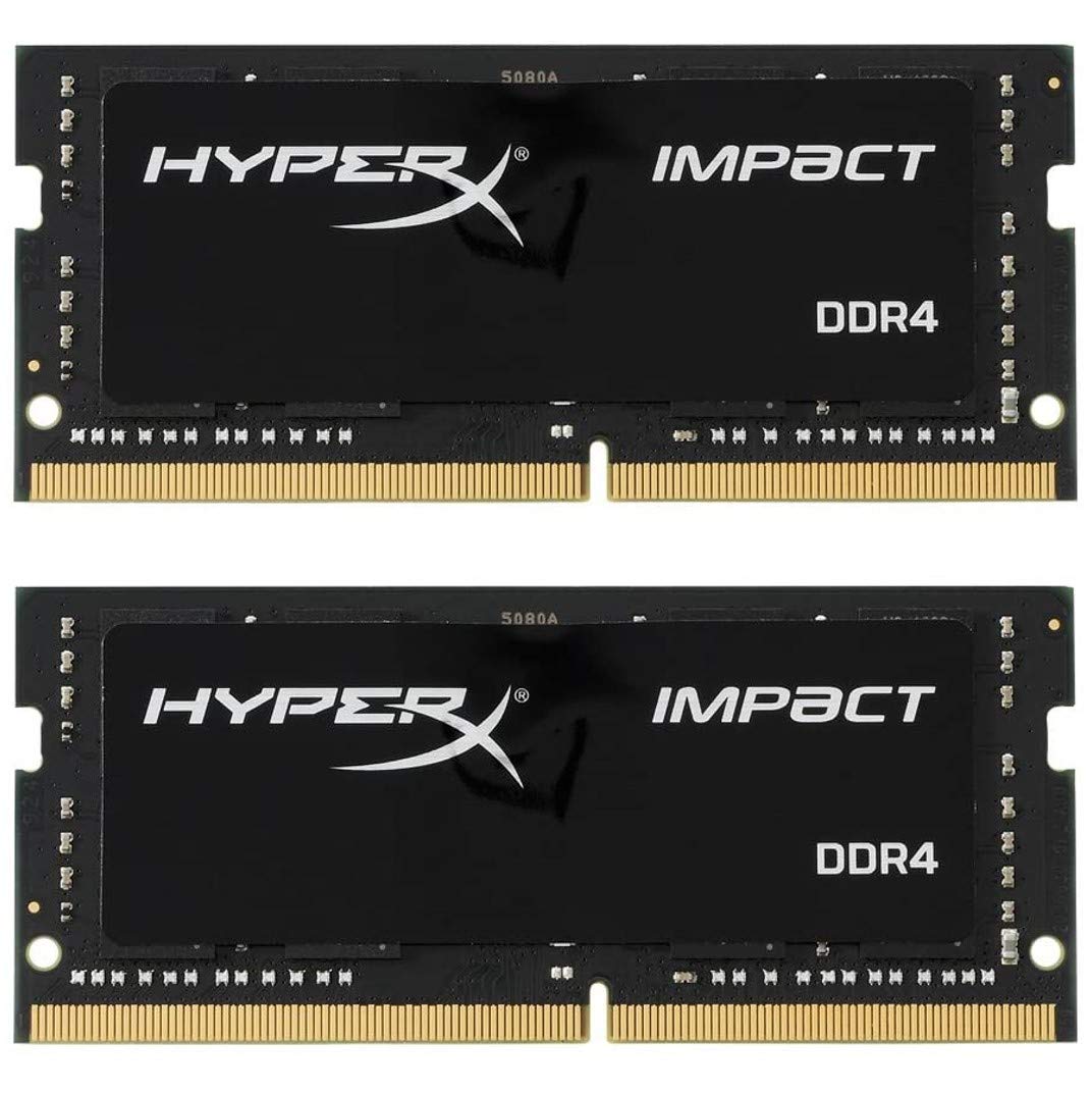 キングストン Kingston ノートPC用メモリ DDR4 2933MHz 32GBx2枚 HyperX Impact CL17 1.2V Unbuffered SODIMM HX429S17IBK2/64